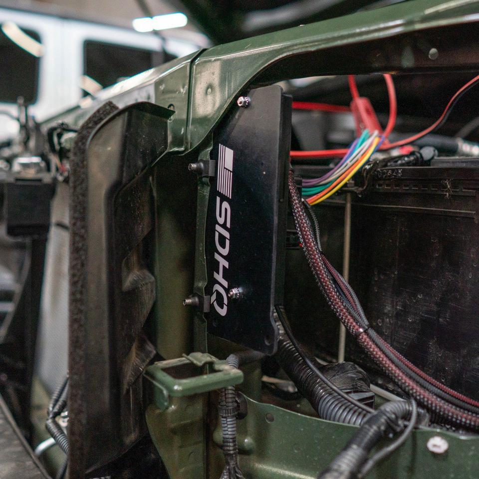 '14-20 Toyota Tundra SDHQ Built Complete Switch Pros RCR-12 Mounting Kit power module mount close-up installed