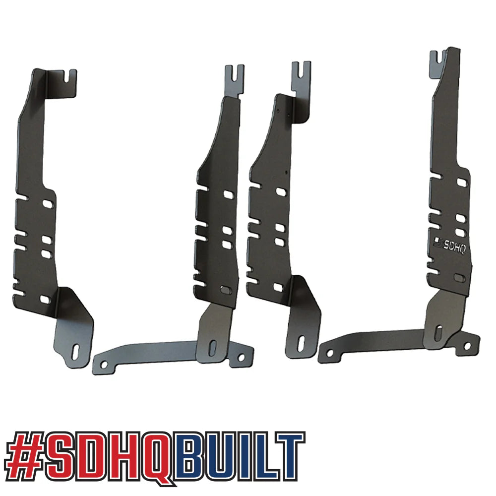 2025 Ram 1500 RHO SDHQ Built Behind the Grille LED Light Bar Mount render