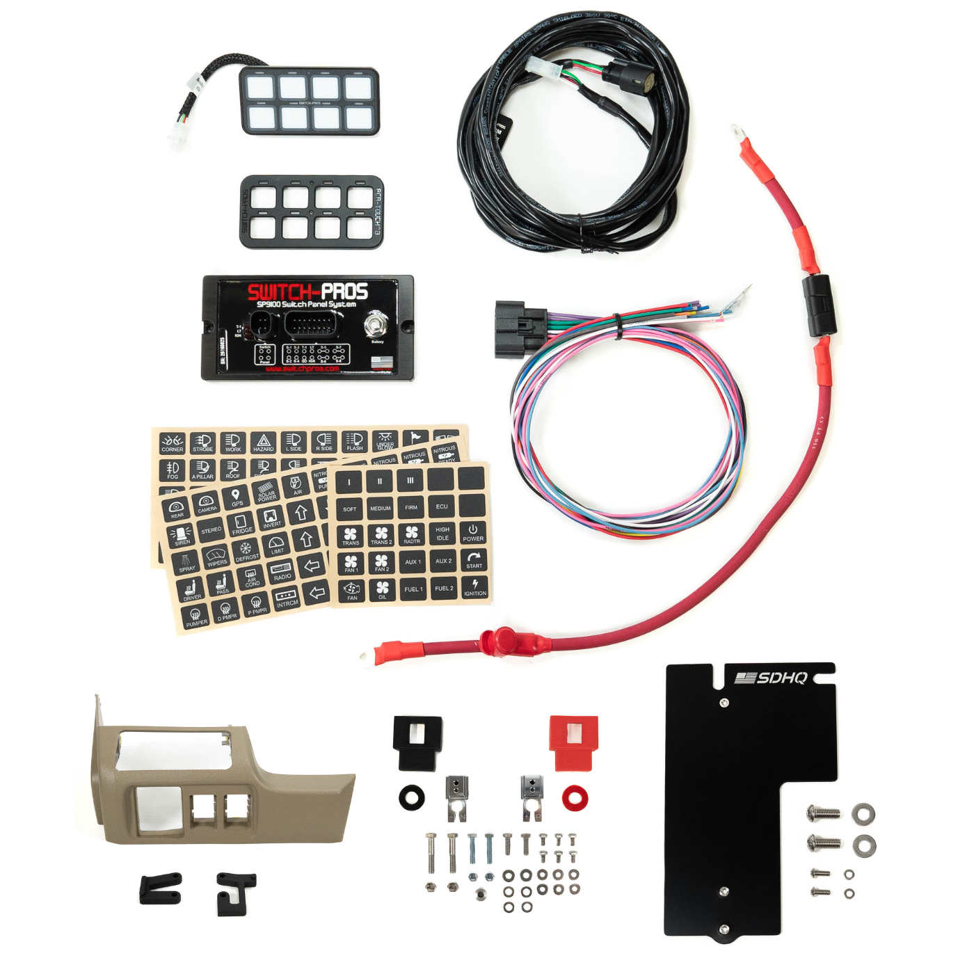 '10-24 Toyota 4Runner SDHQ Built Complete Switch Pros Mounting Kit