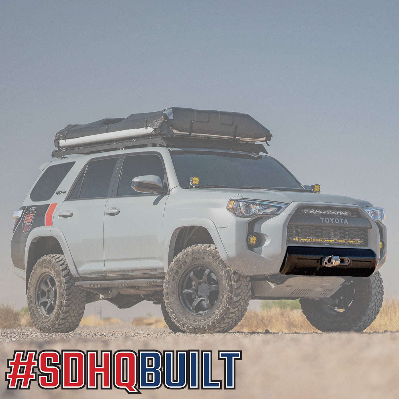 '10-23 Toyota 4Runner SDHQ Built Winch Mount Installed Display