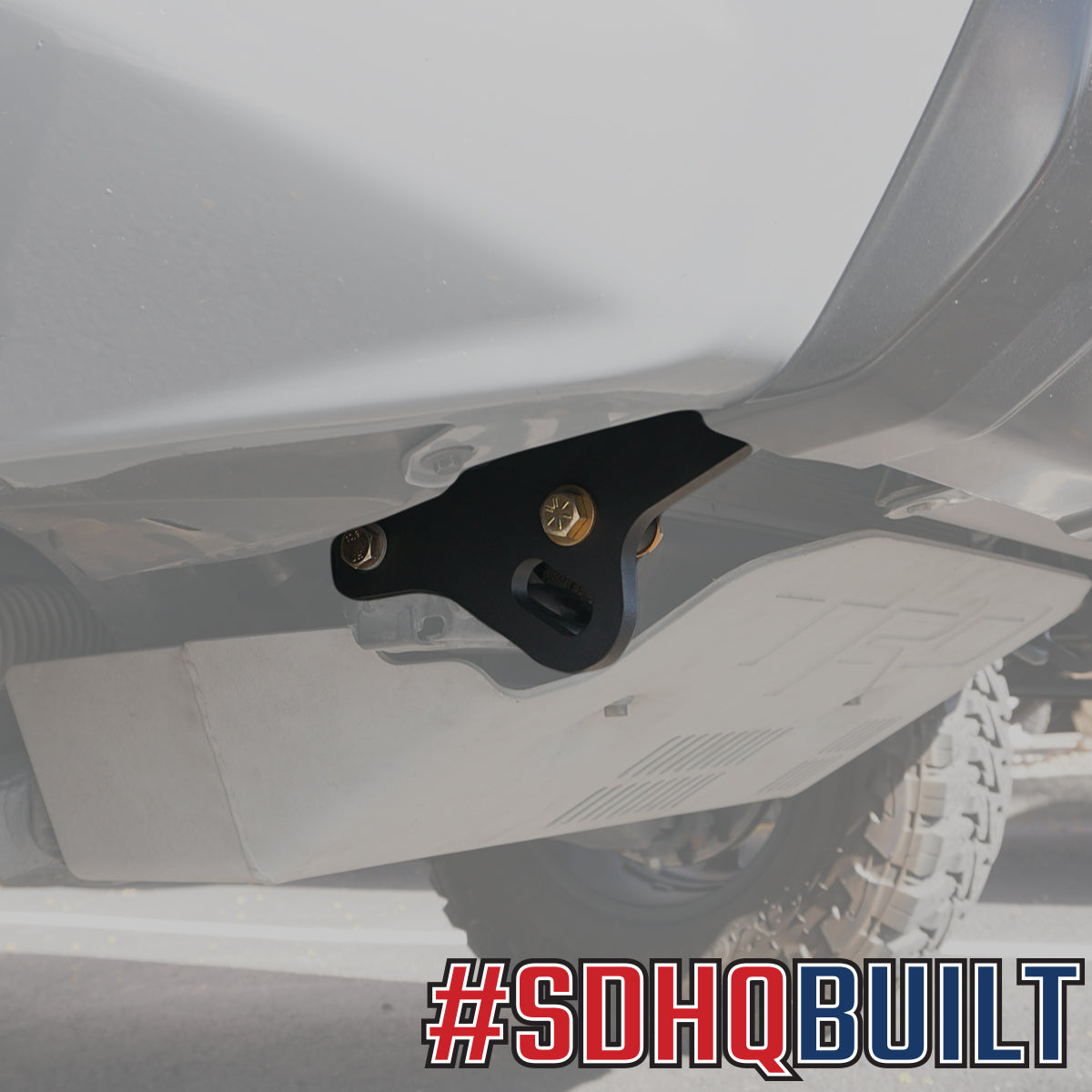 '10-23 Toyota 4Runner SDHQ Built Winch Mount Support Bracket Upgrade Kit installed Display