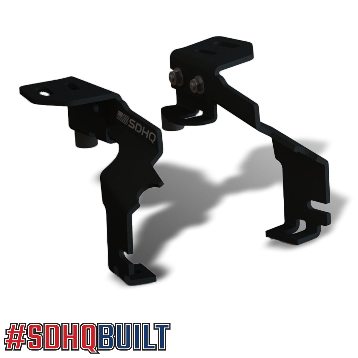 '17-Current Ford Super Duty SDHQ Built A-Pillar Light Mounts Design