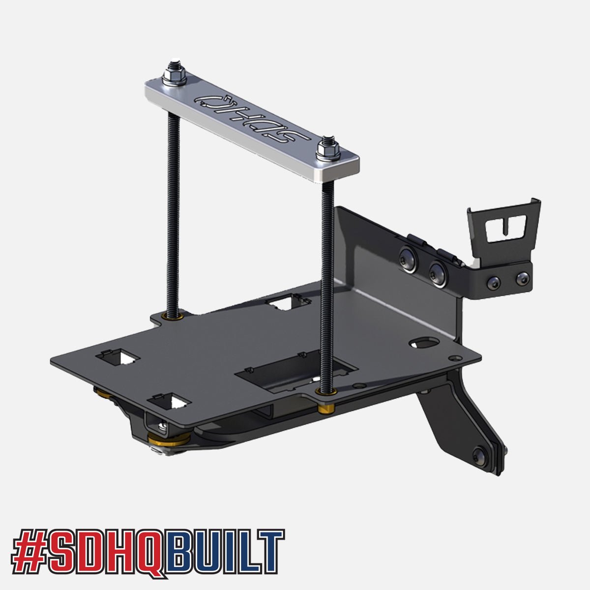 '08-21 200 Series Toyota Land Cruiser SDHQ Complete Dual Battery Kit Tray and hold down setup design