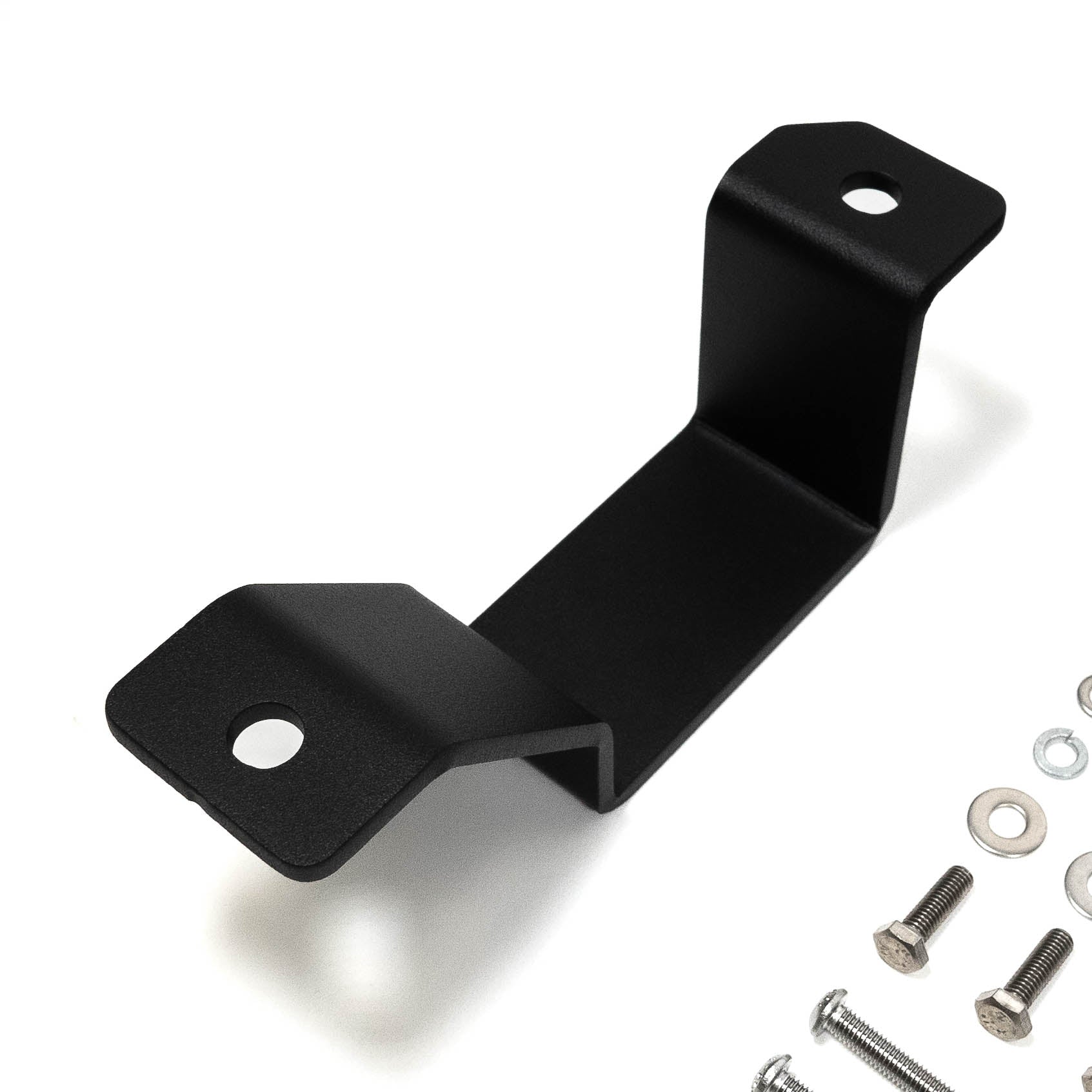 '21-23 Ford Bronco SDHQ Built ARB Air Compressor Mount Close-up Display of Included Parts and Hardware