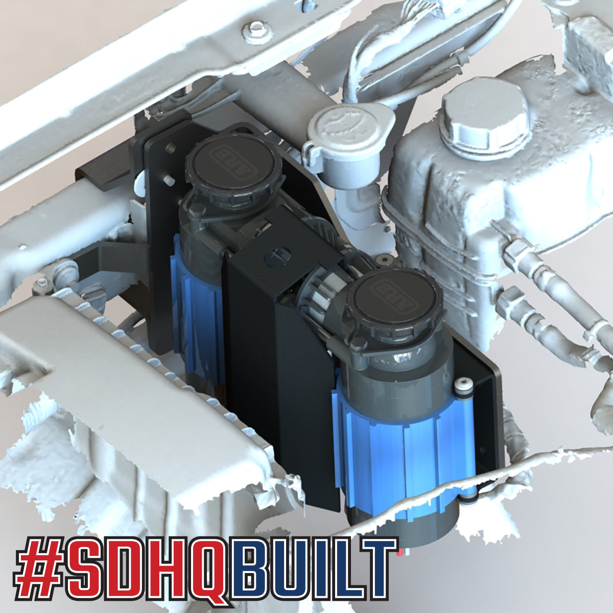 '21-Current Ford Bronco SDHQ Built ARB Air Compressor Mount Installed Design