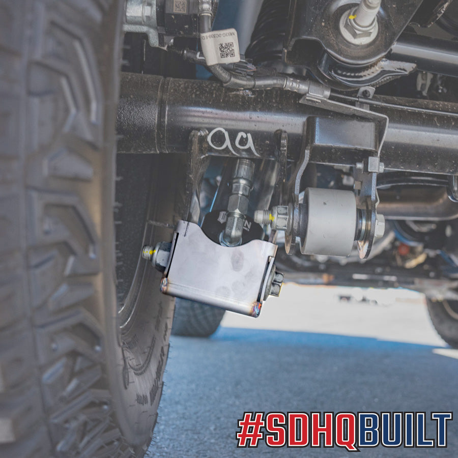 '21-23 Ford Bronco SDHQ Built Rear Shock Guards Installed