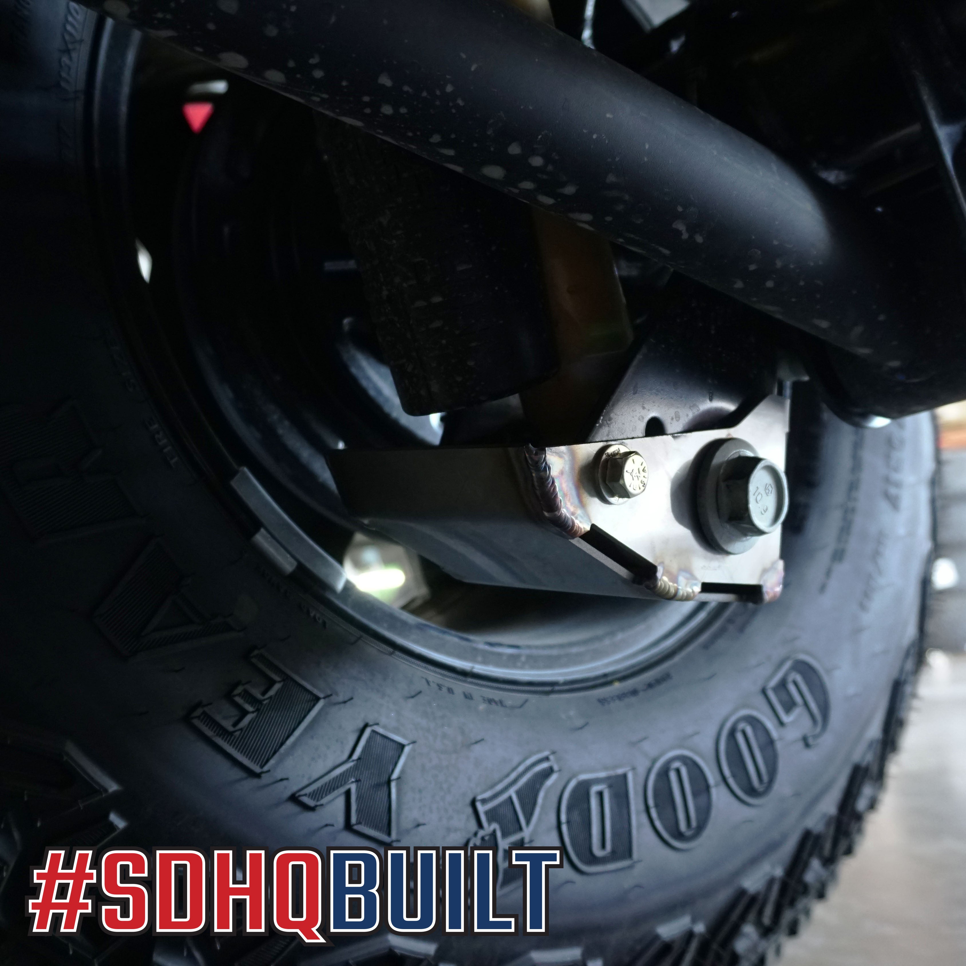 '21-Current Ford Bronco SDHQ Built Rear Shock Guards Installed Display
