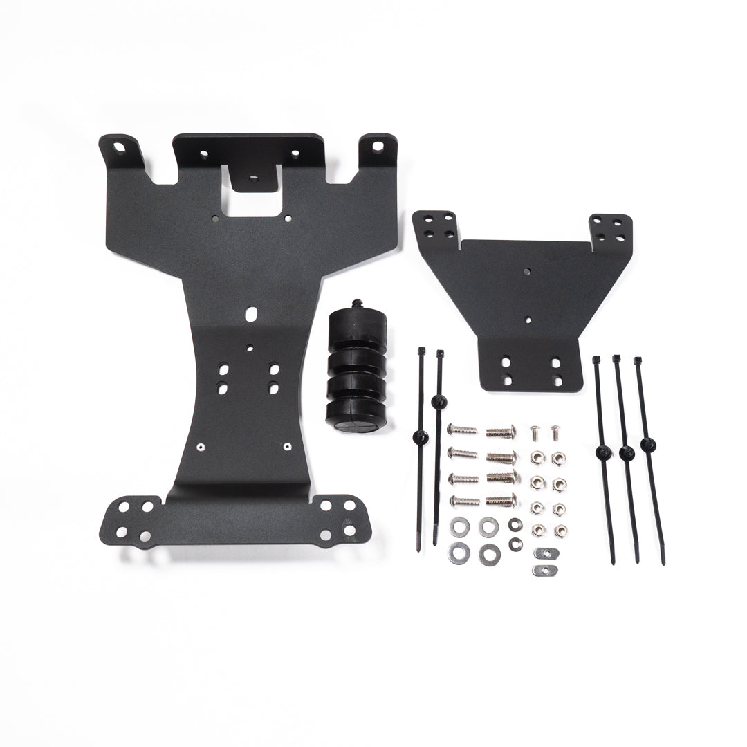 '21-23 Ford Bronco/Bronco Raptor SDHQ Built 3rd Brake Light Chase Light Mount Display of Included Parts and Hardware