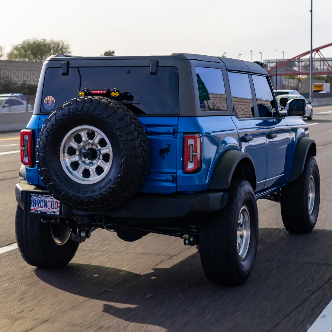 '21-23 Ford Bronco/Bronco Raptor SDHQ Built 3rd Brake Light Chase Light Mount Installed Display on vehicle