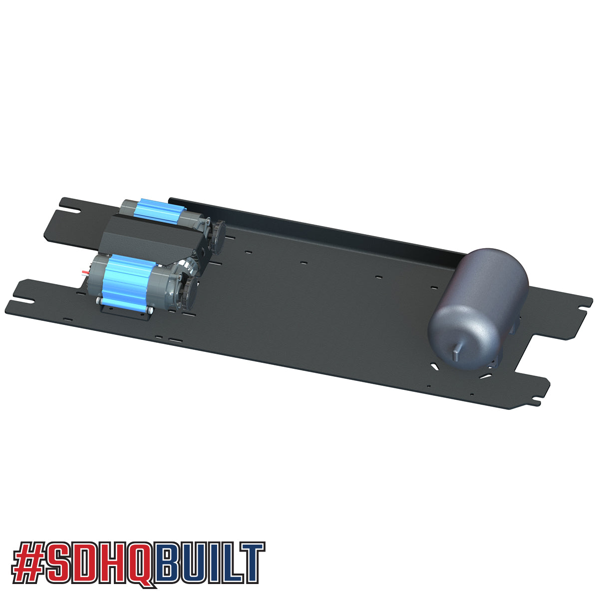 '20-Current GMC 2500/3500 SDHQ Built Under Bed Air Compressor Mount Design