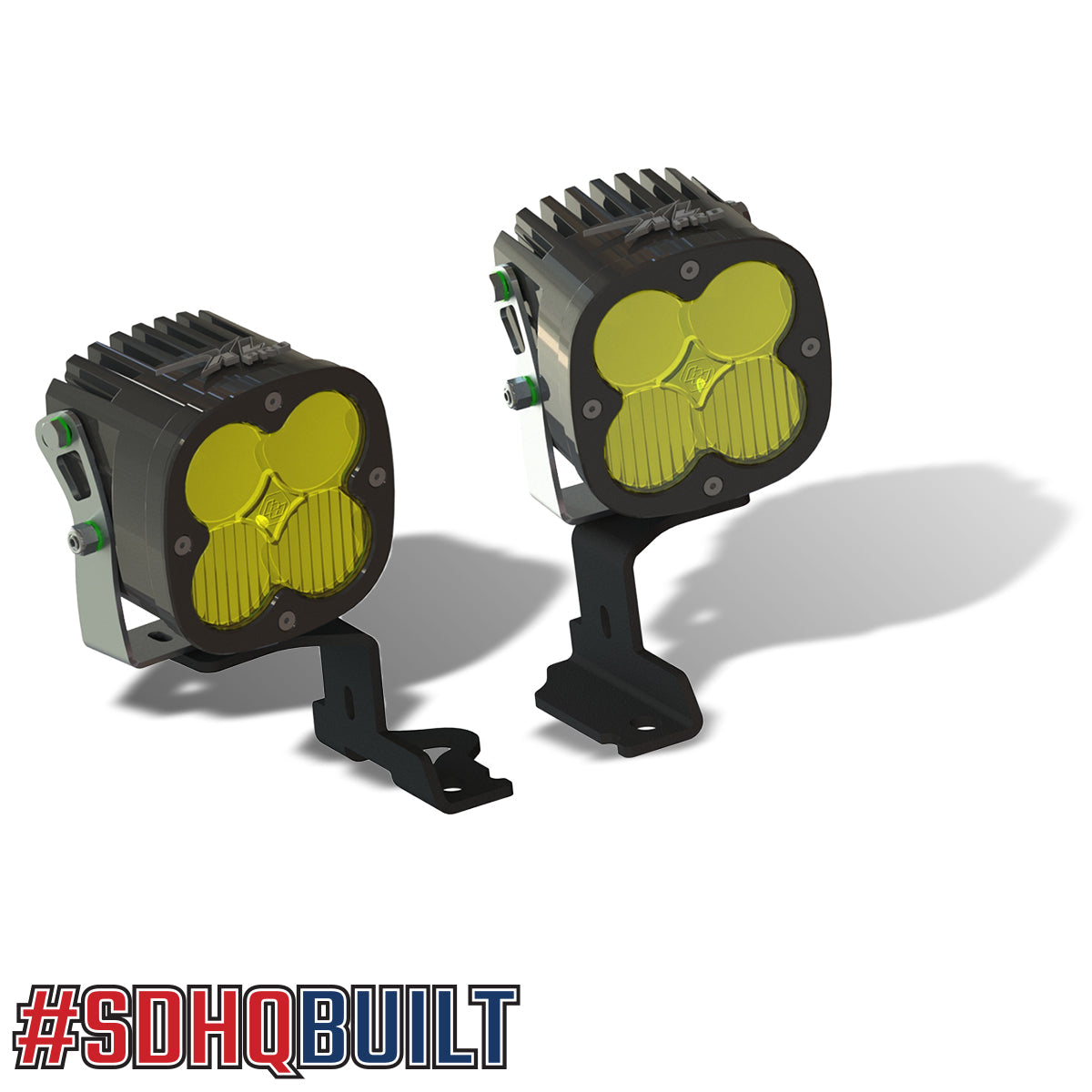 '15-19 Chevy/GM 2500/3500 SDHQ Built A-Pillar Light Mounts Design Display with Lights