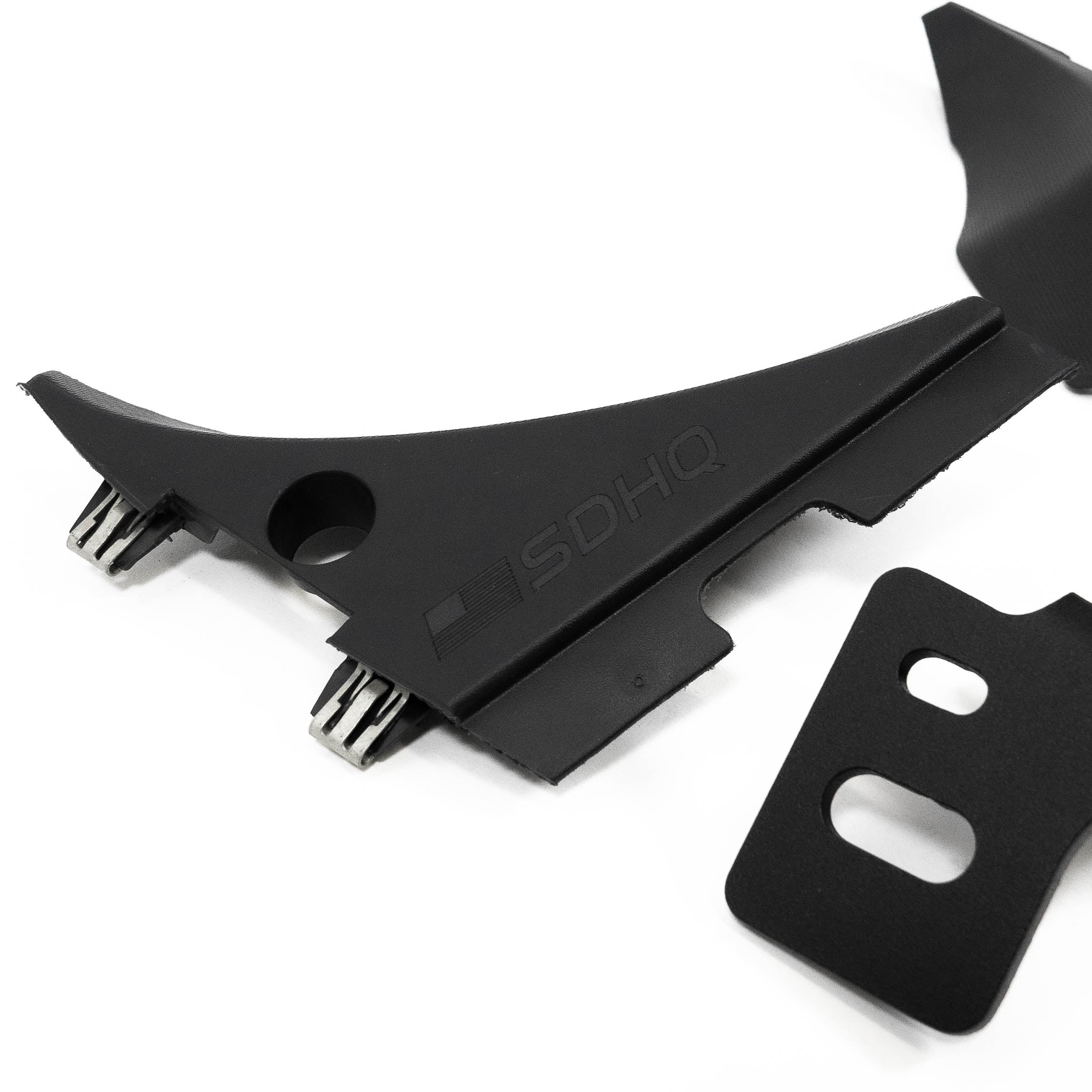 '15-19 Chevy/GM 2500/3500 SDHQ Built A-Pillar Light Mounts Close-up