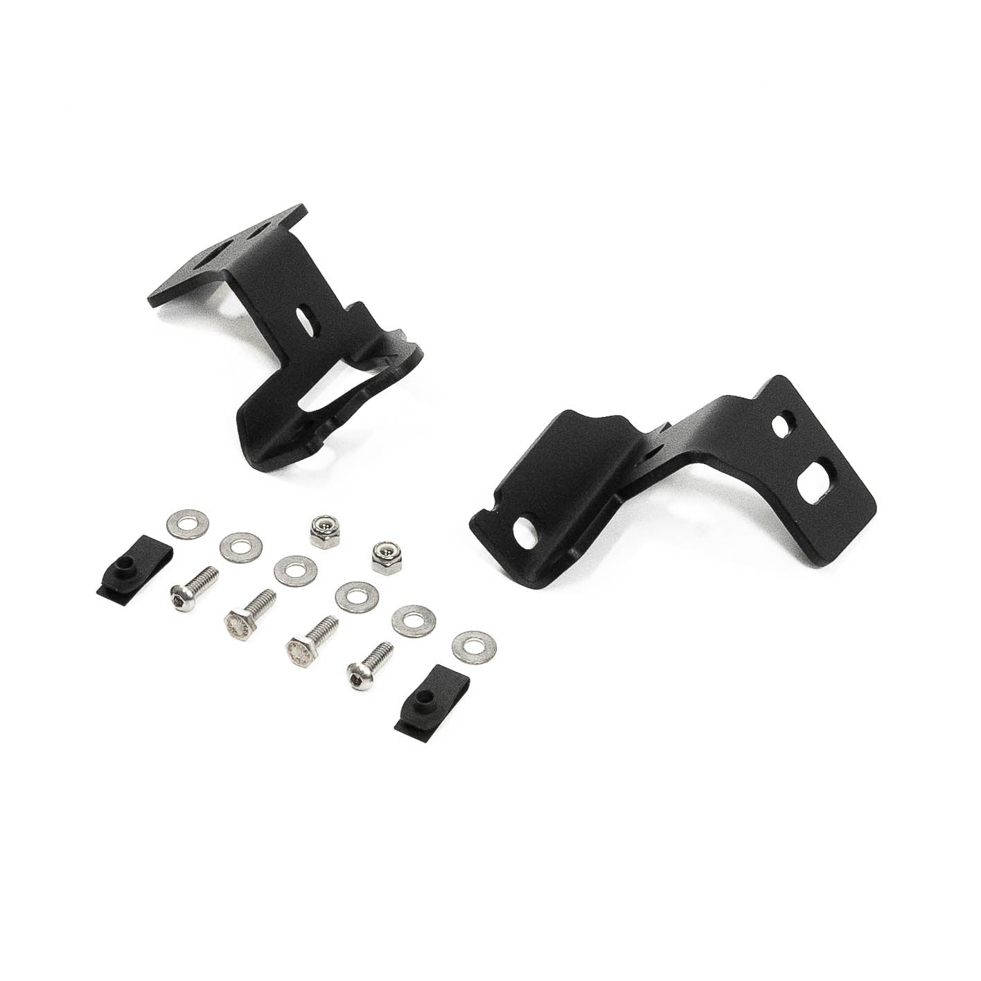 '14-18 Chevy/GMC 1500 SDHQ Built A-Pillar Light Mounts Display of Included parts
