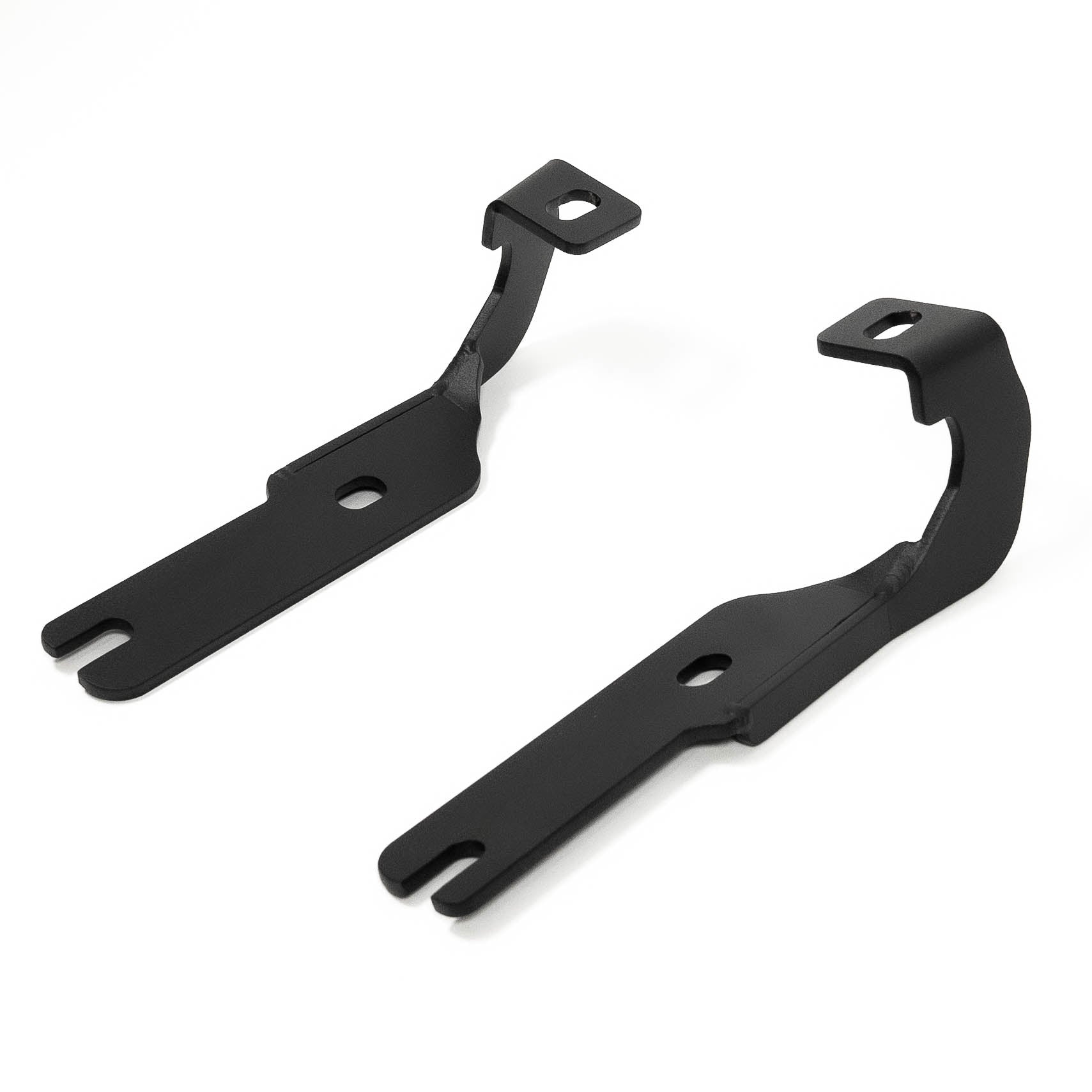 '07.5-14 Chevy/GMC 2500/3500 SDHQ Built A-Pillar Light Mounts Display of Included Parts