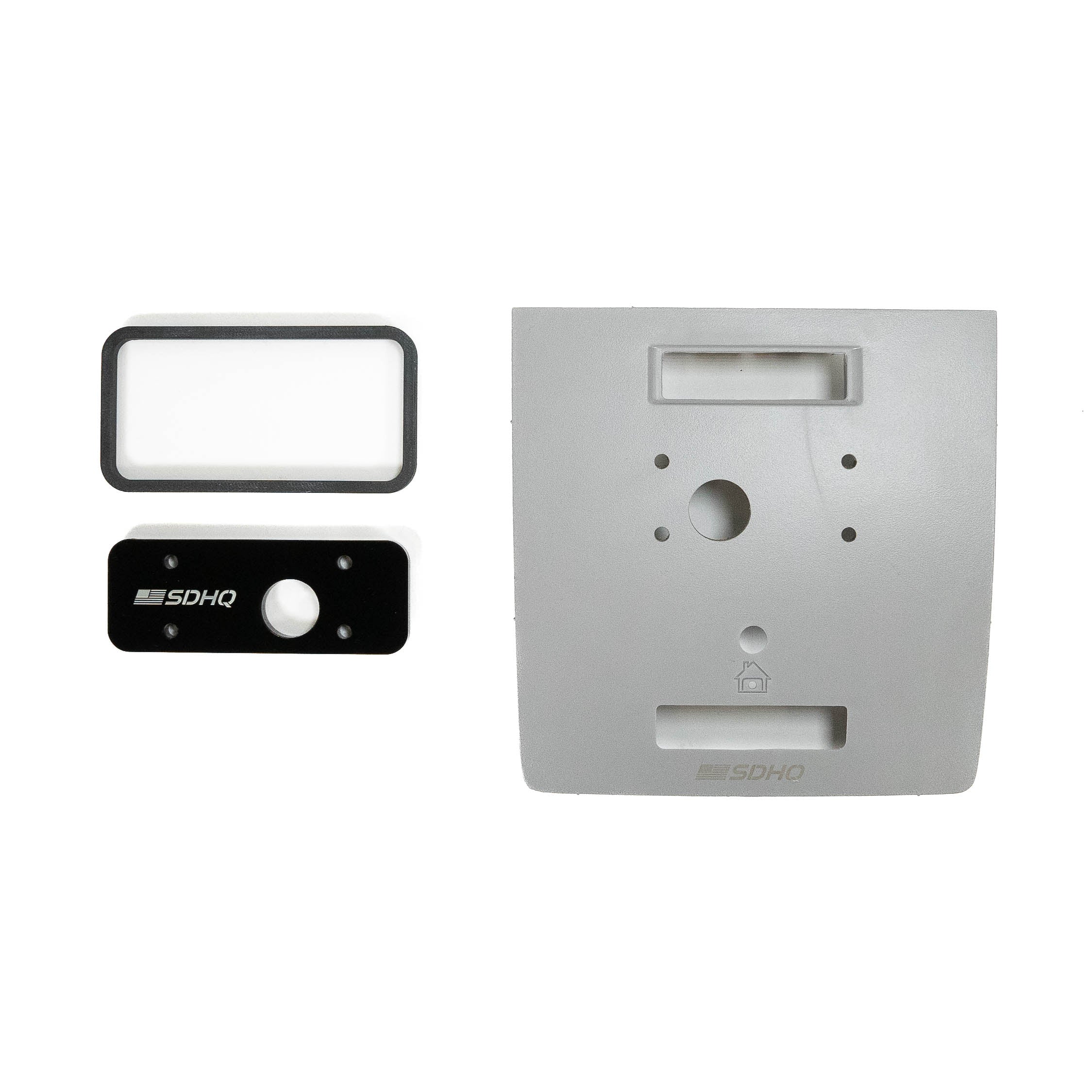 '15-17 Chevy/GMC 2500/3500 SDHQ Built SP-9100 Overhead Keypad Mount Gray Display without Power Sliding Rear Window - with Garage Door Opener