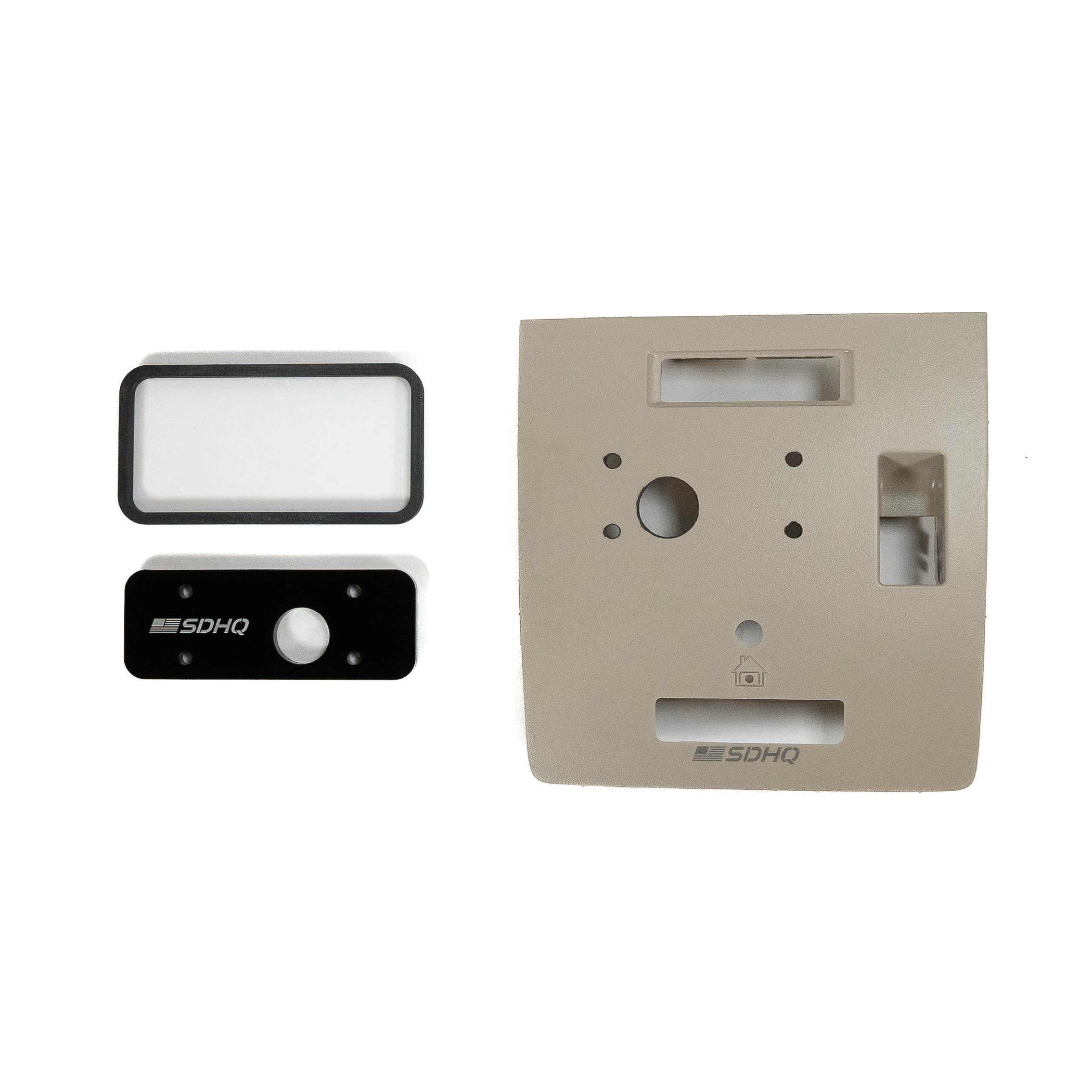 '15-17 Chevy/GMC 2500/3500 SDHQ Built SP-9100 Overhead Keypad Mount Shale Display with Power Sliding Rear Window - with Garage Door Opener