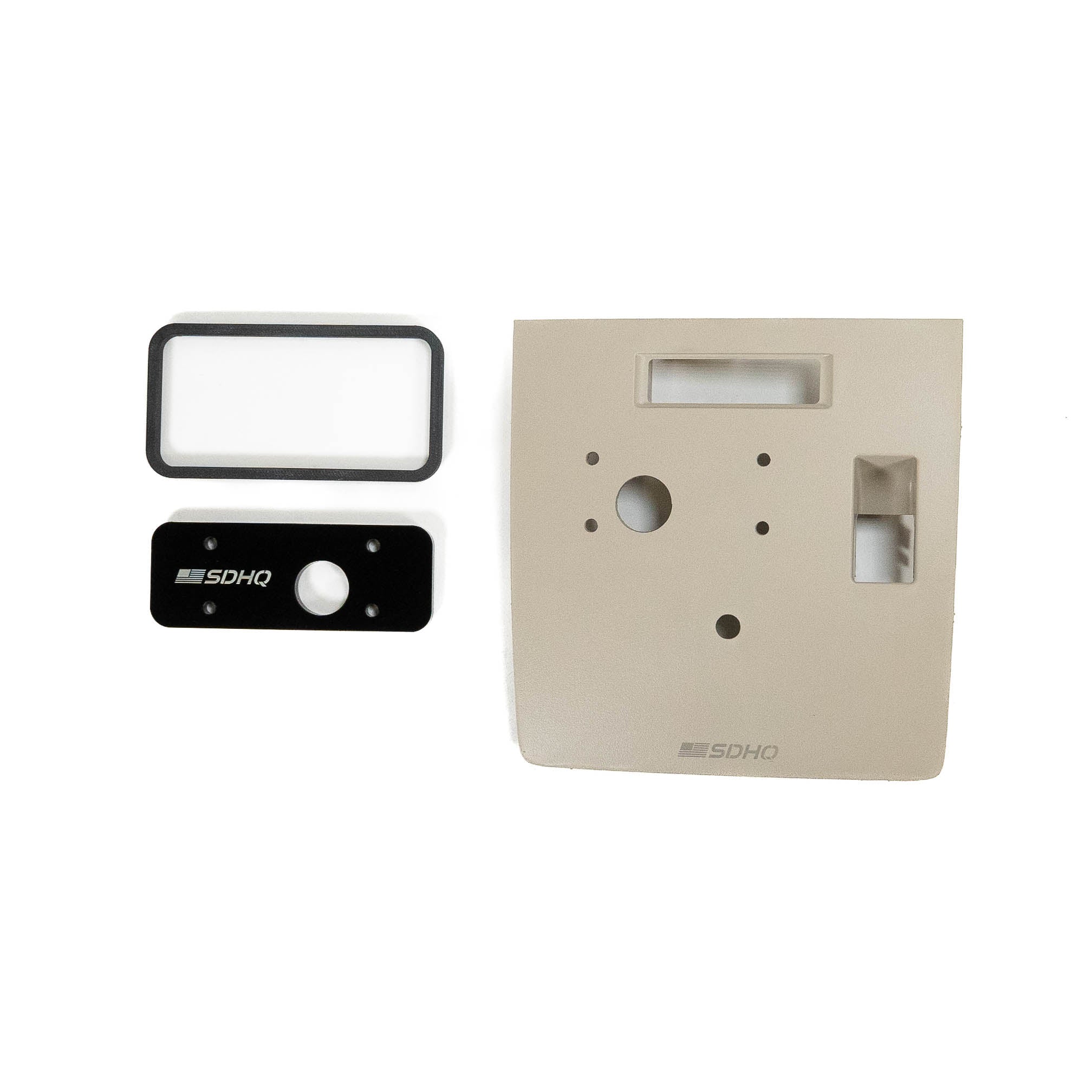 '15-17 Chevy/GMC 2500/3500 SDHQ Built SP-9100 Overhead Keypad Mount Shale Display without Power Sliding Rear Window - without Garage Door Opener