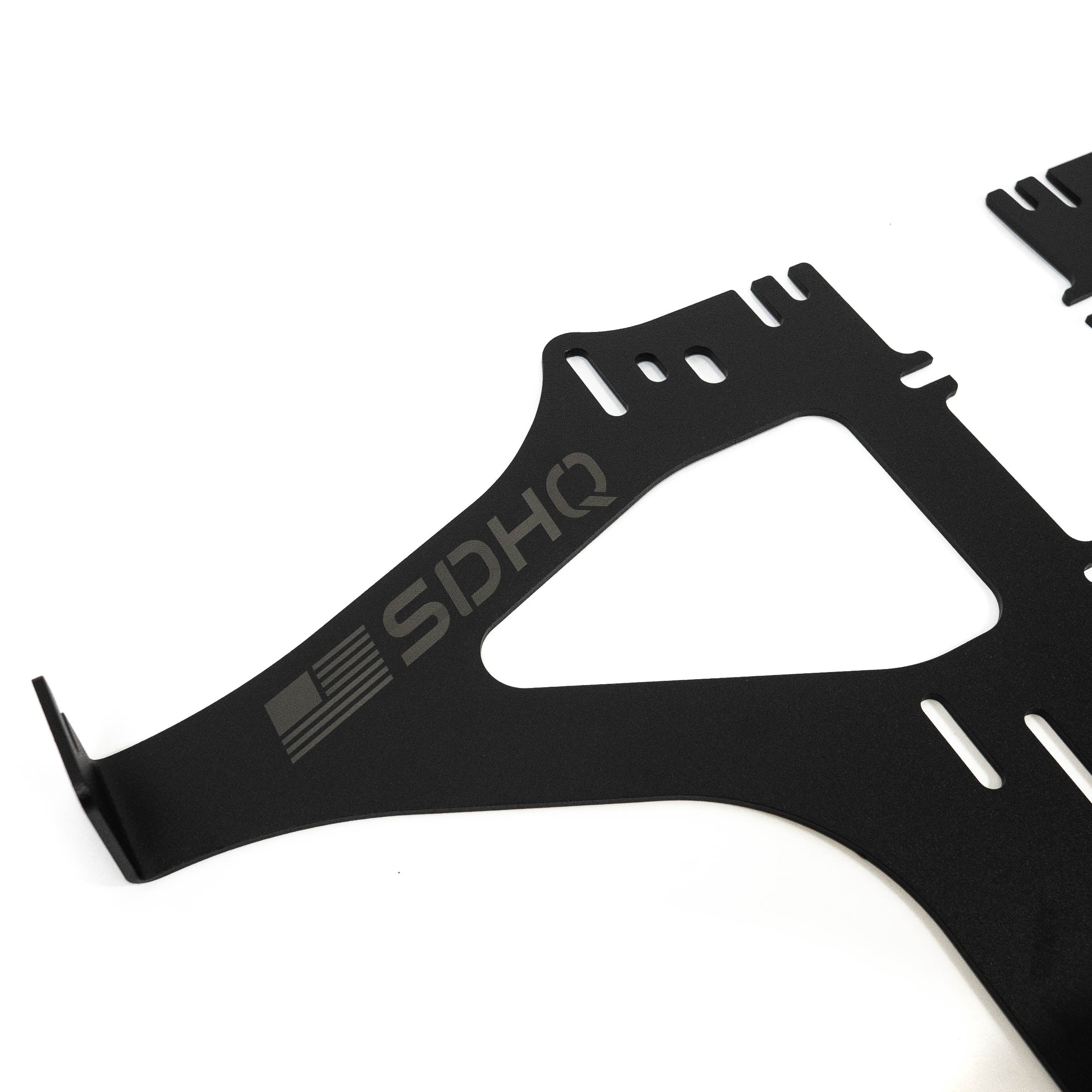 '16-23 Toyota Tacoma SDHQ Built Behind the Grille Dual LED Light Bar Mount Close-up Display