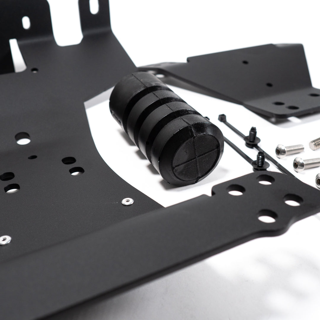 '21-23 Ford Bronco/Bronco Raptor SDHQ Built 3rd Brake Light Chase Light Mount Display of Included Parts and Hardware