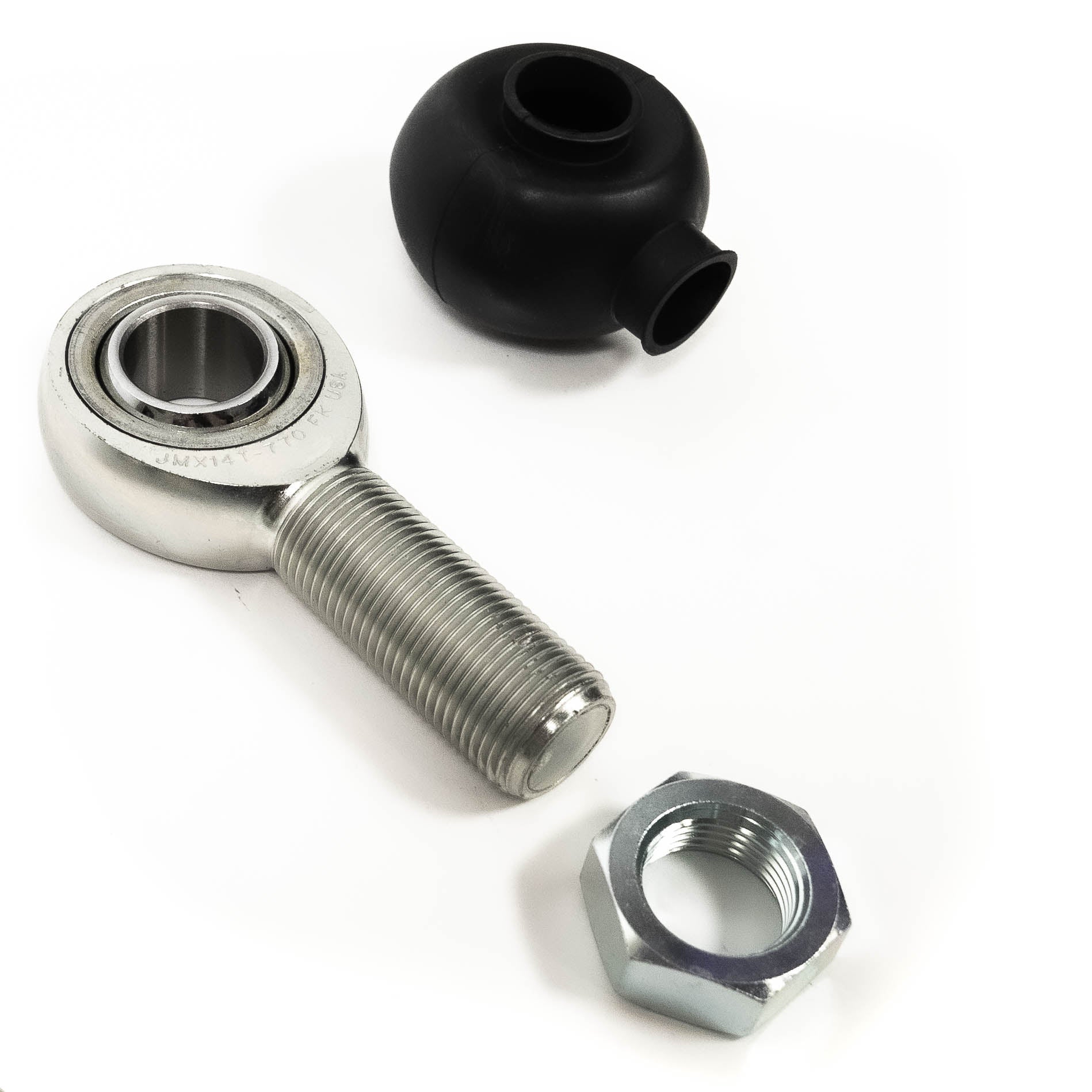 SDHQ Built '07-21 Tundra Traction Bar Service Kits closeup display of included parts deluxe heim kit