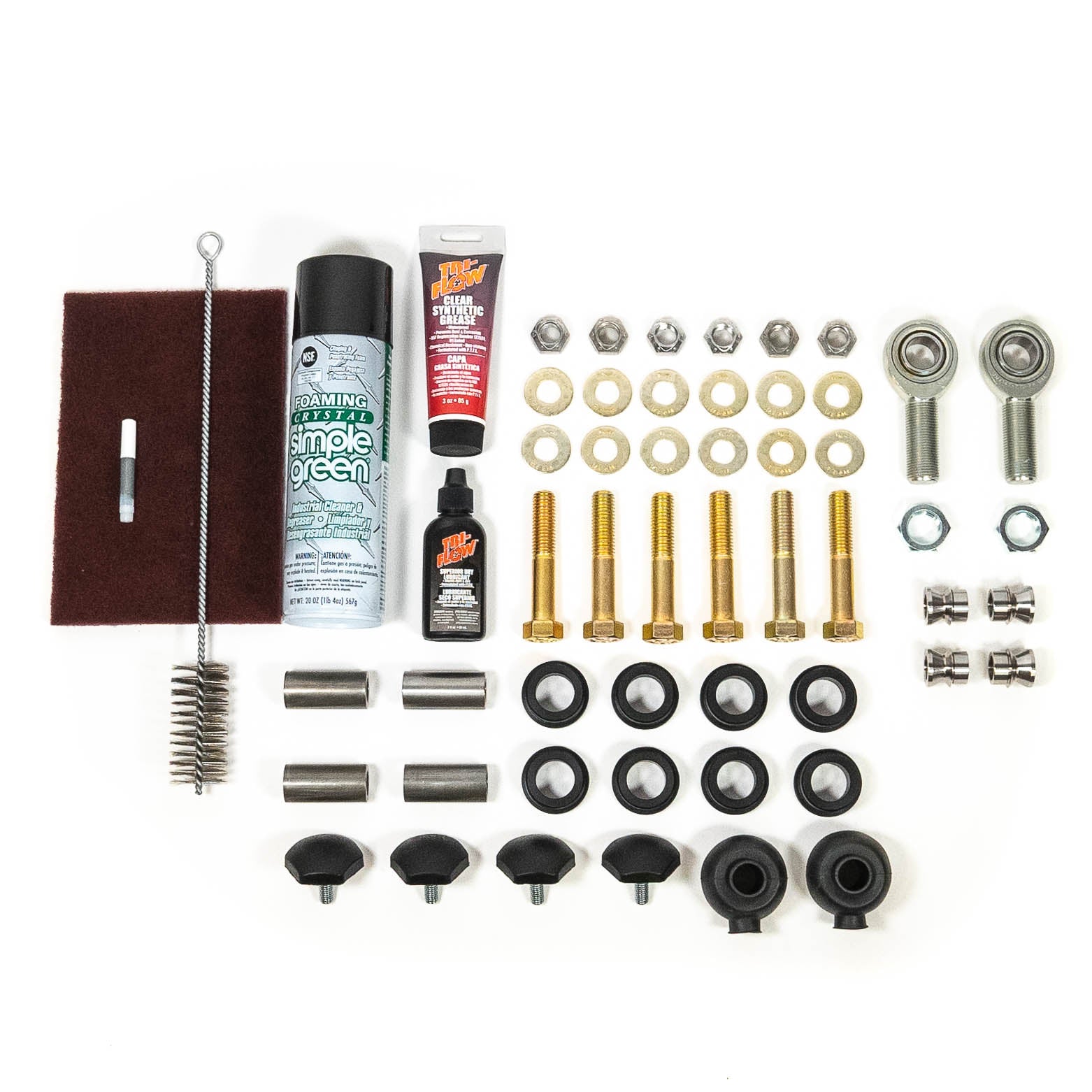 SDHQ Built '07-21 Tundra Traction Bar Service Kits Deluxe rebuild kit with heims