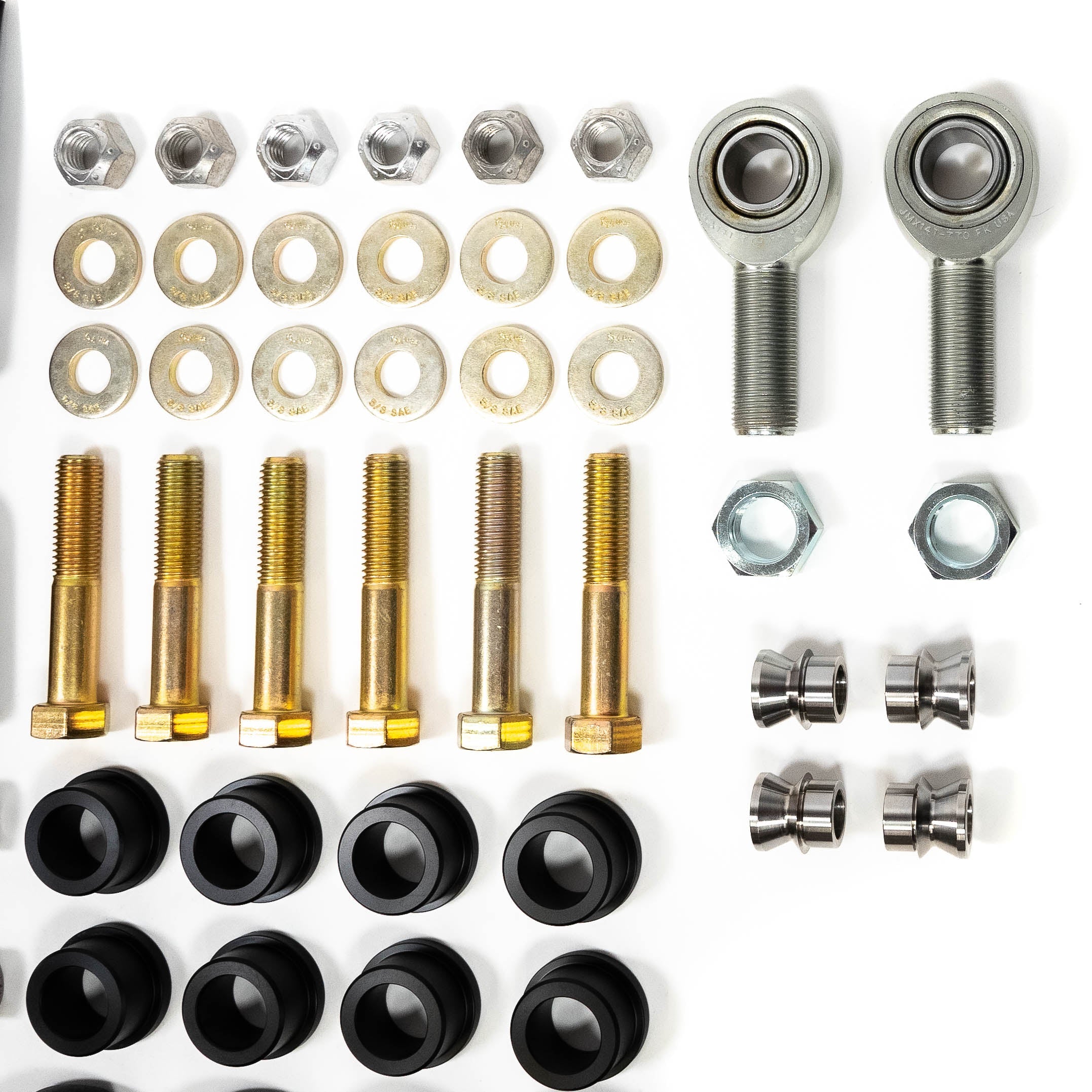 SDHQ Built '07-21 Tundra Traction Bar Service Kits deluxe rebuild kit with heims
