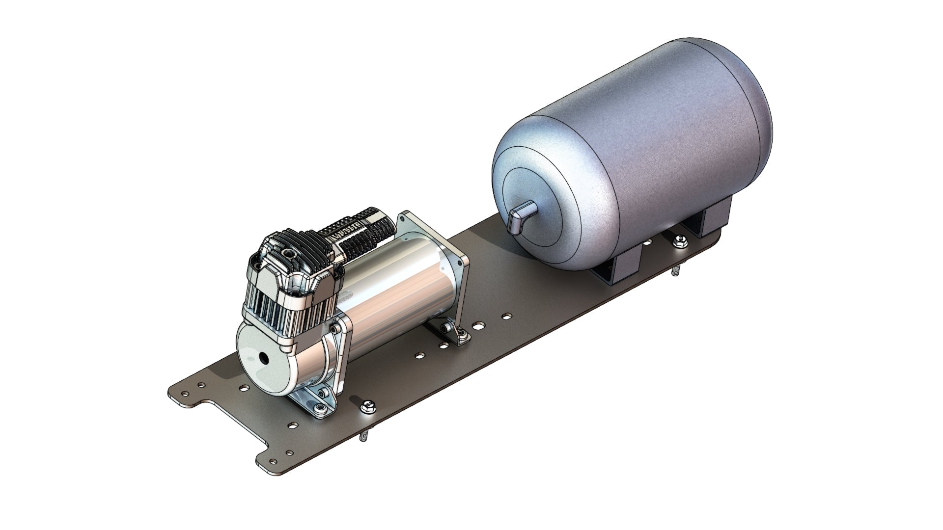 '13-23 Ram 2500/3500 RamBox Bedside Air Compressor Mount Design