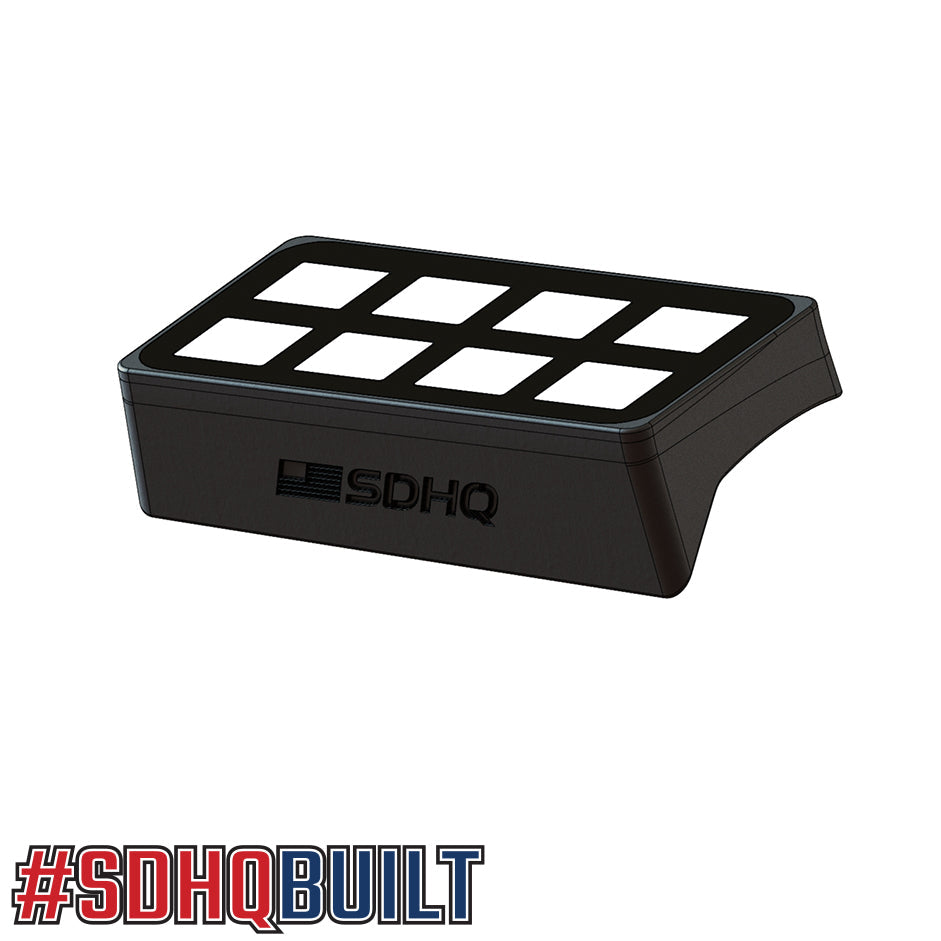 '21-Current Ford F-150 SDHQ Built Switch-Pros SP-9100 Flow Through Center Console Keypad Design