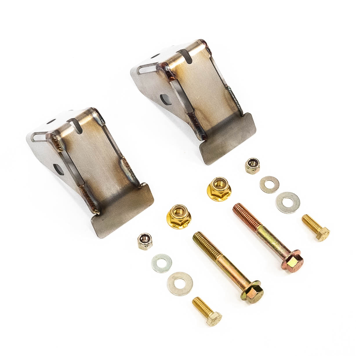 '09-22 Ford F-150 SDHQ Built Rear Shock Guards Display of Included Parts and Hardware