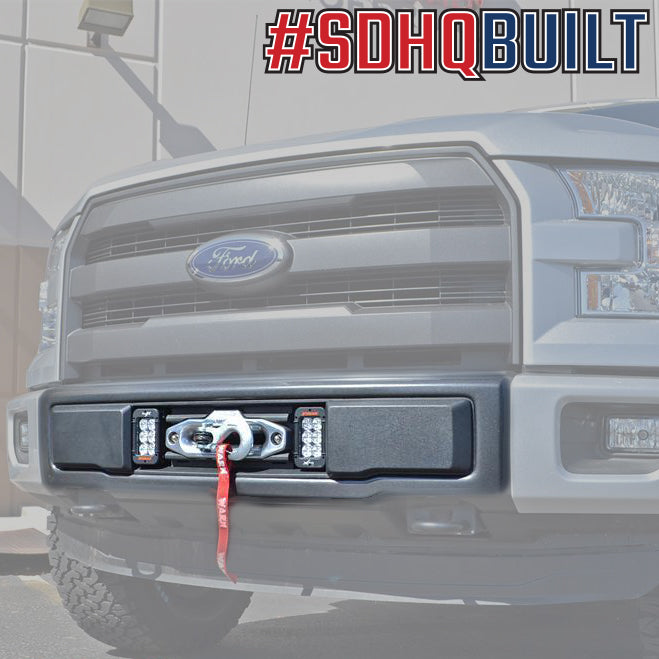 '15-17 Ford F150 SDHQ Built Winch Mount Installed on vehicle