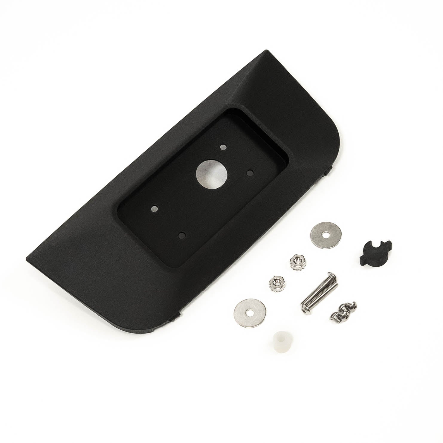2021-2023 Ford F150/Raptor/Raptor-R SDHQ Built 3D Printed Sunglass Keypad Mount Conversion display of included parts and Hardware