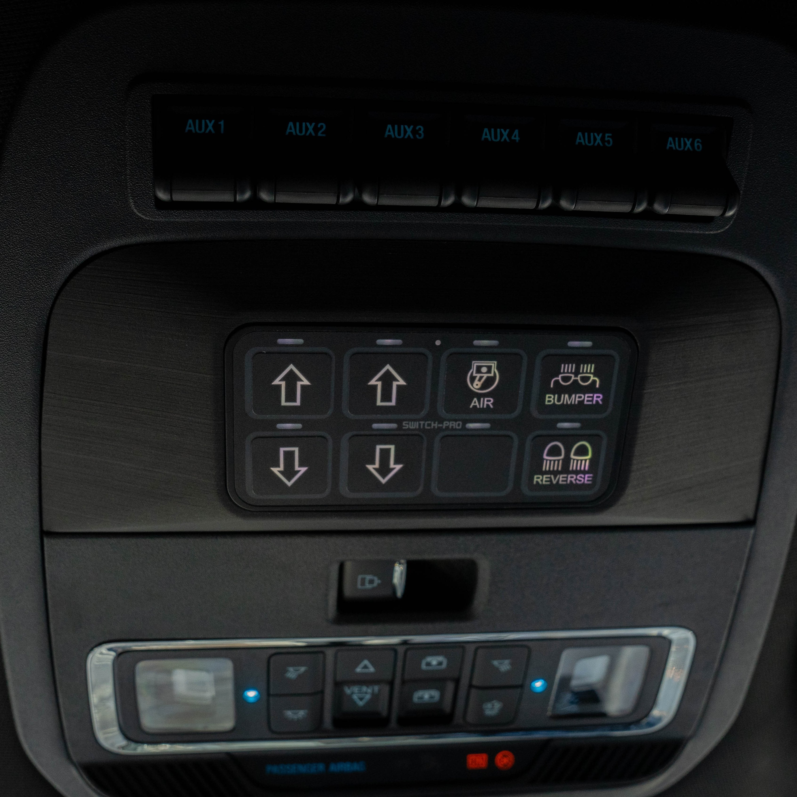 2023-2024 Ford F250/F350 SDHQ Built 3D Printed Sunglass Keypad Mount Conversion installed