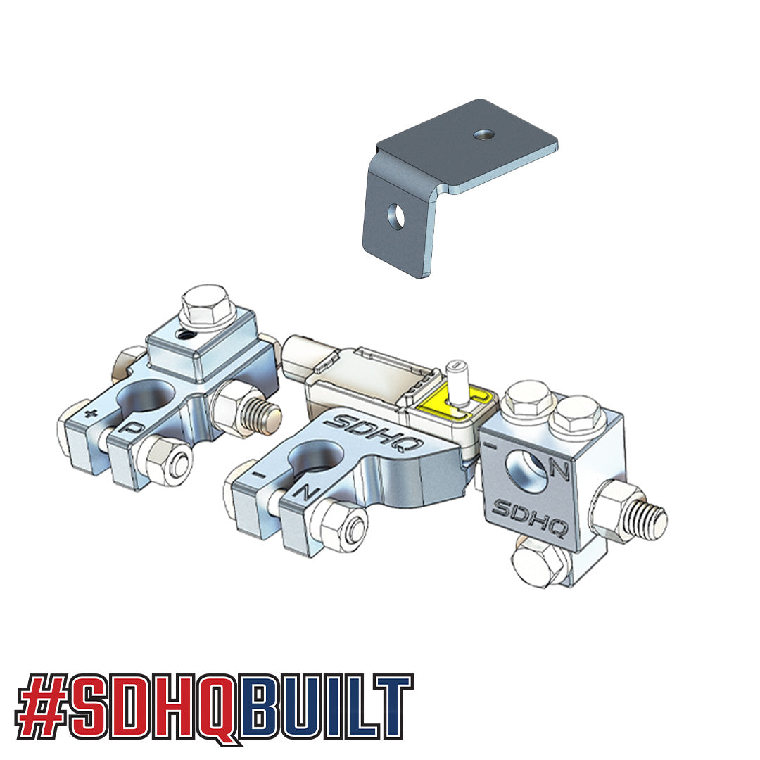 2023-2024 Ford F250/F350 Billet Single Battery Terminal Upgrade Kit design