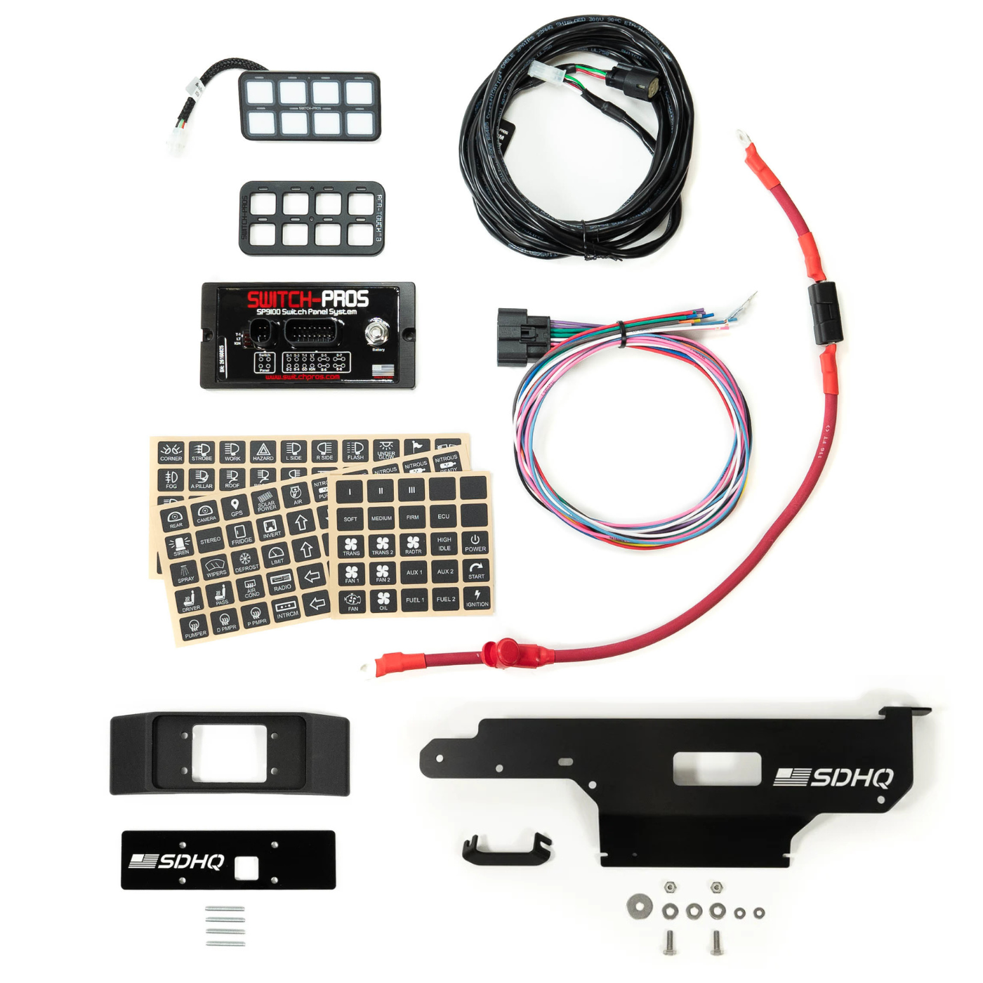 '17-22 Ford F250/350 SDHQ Built Complete Switch Pros Mounting Kit