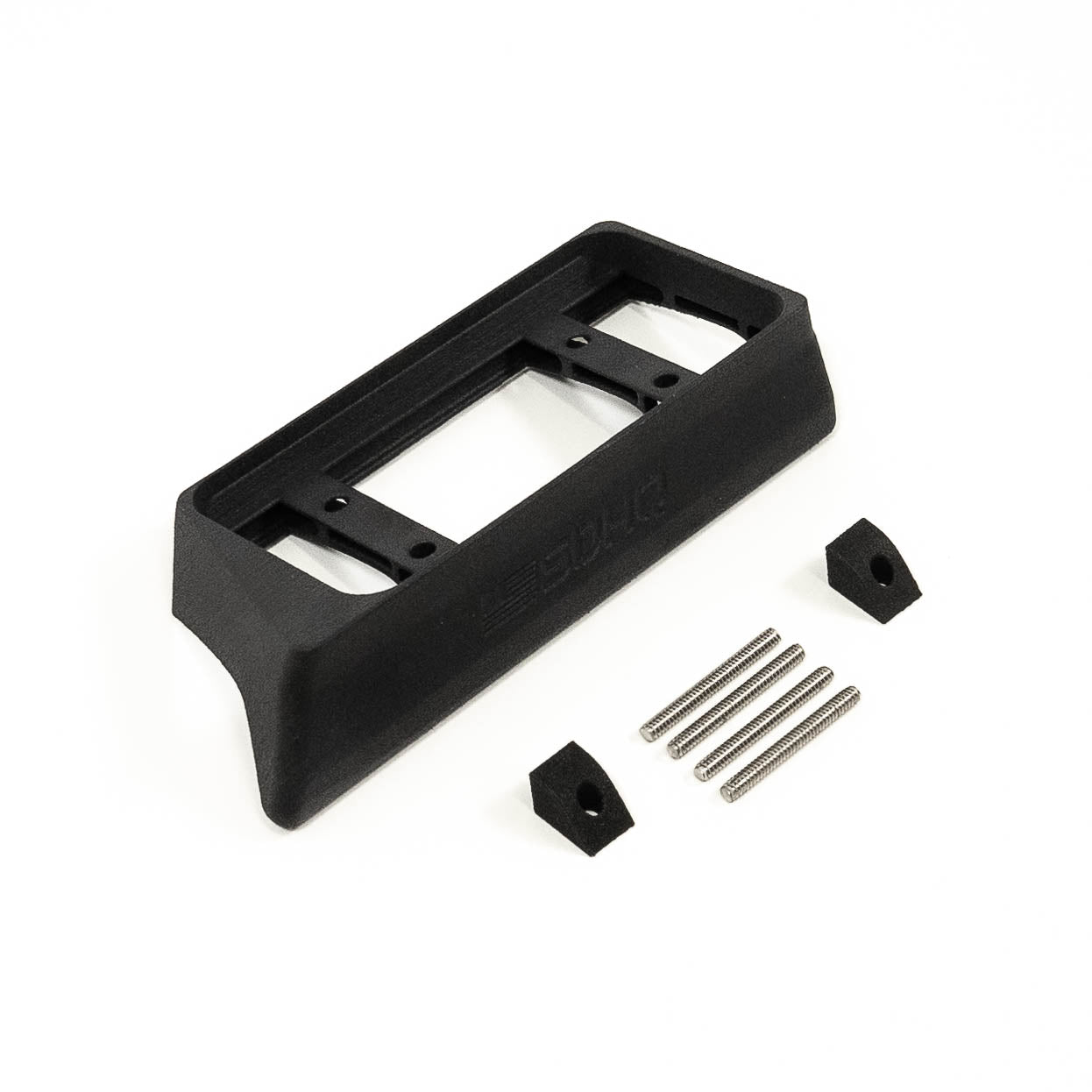 '17-22 Ford F250/350 SDHQ Built Switch Pros SP-9100 Flow Through Center Console Keypad Mount Display of Included Parts