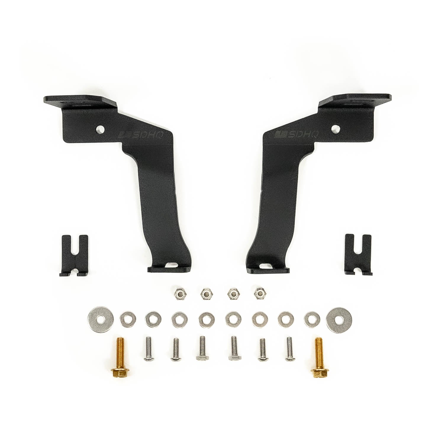 '21-24 Ford Raptor SDHQ Built A-Pillar Light Mounts Display of Included Parts