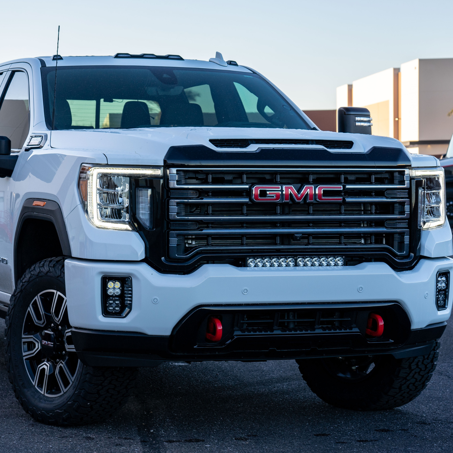 '20-23 GMC 2500/3500 SDHQ Built 20" OEM Bumper LED Light Bar Mount Installed