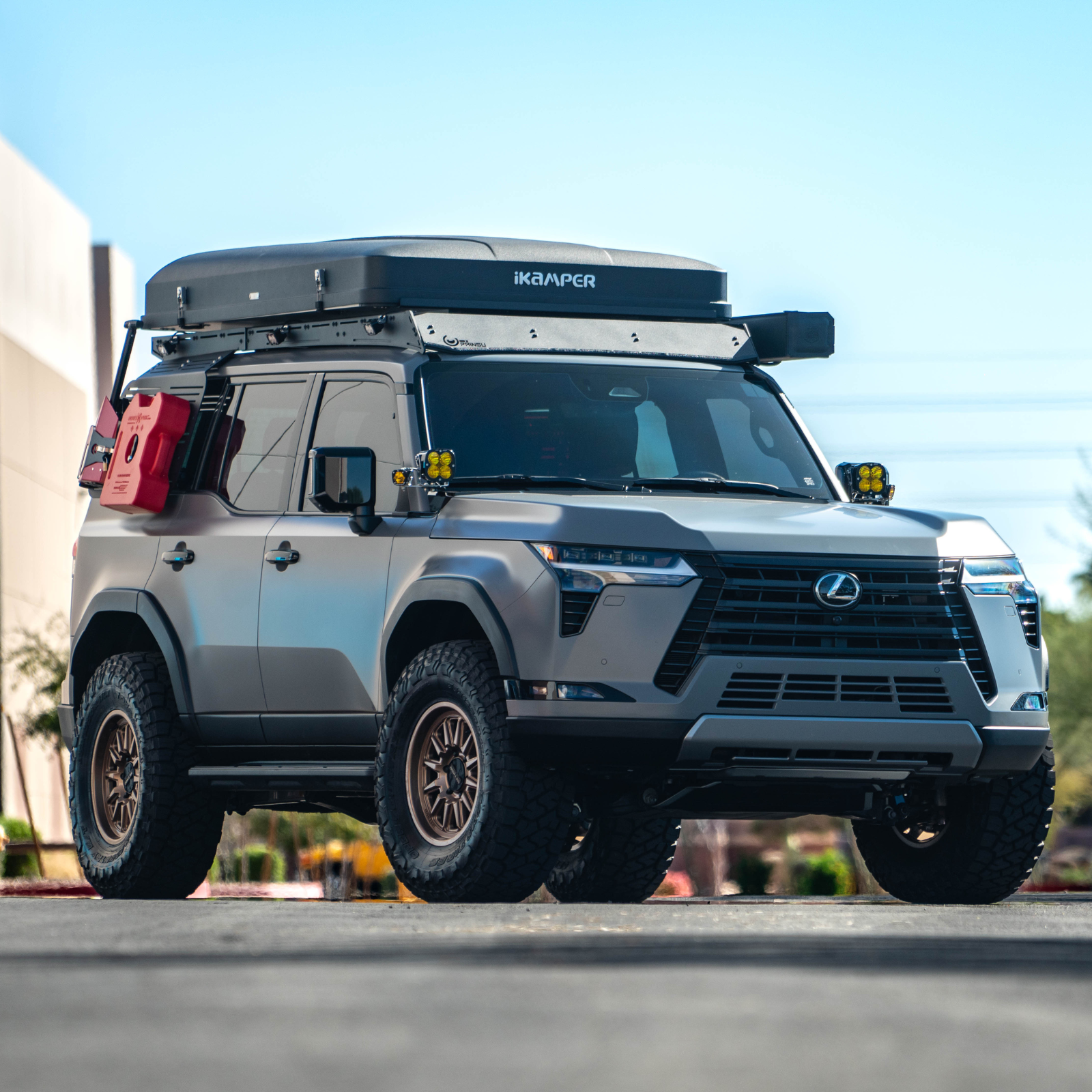 SDHQ Built '24-25 GX550 A-Pillar Light Mounts display installed full vehicle complete