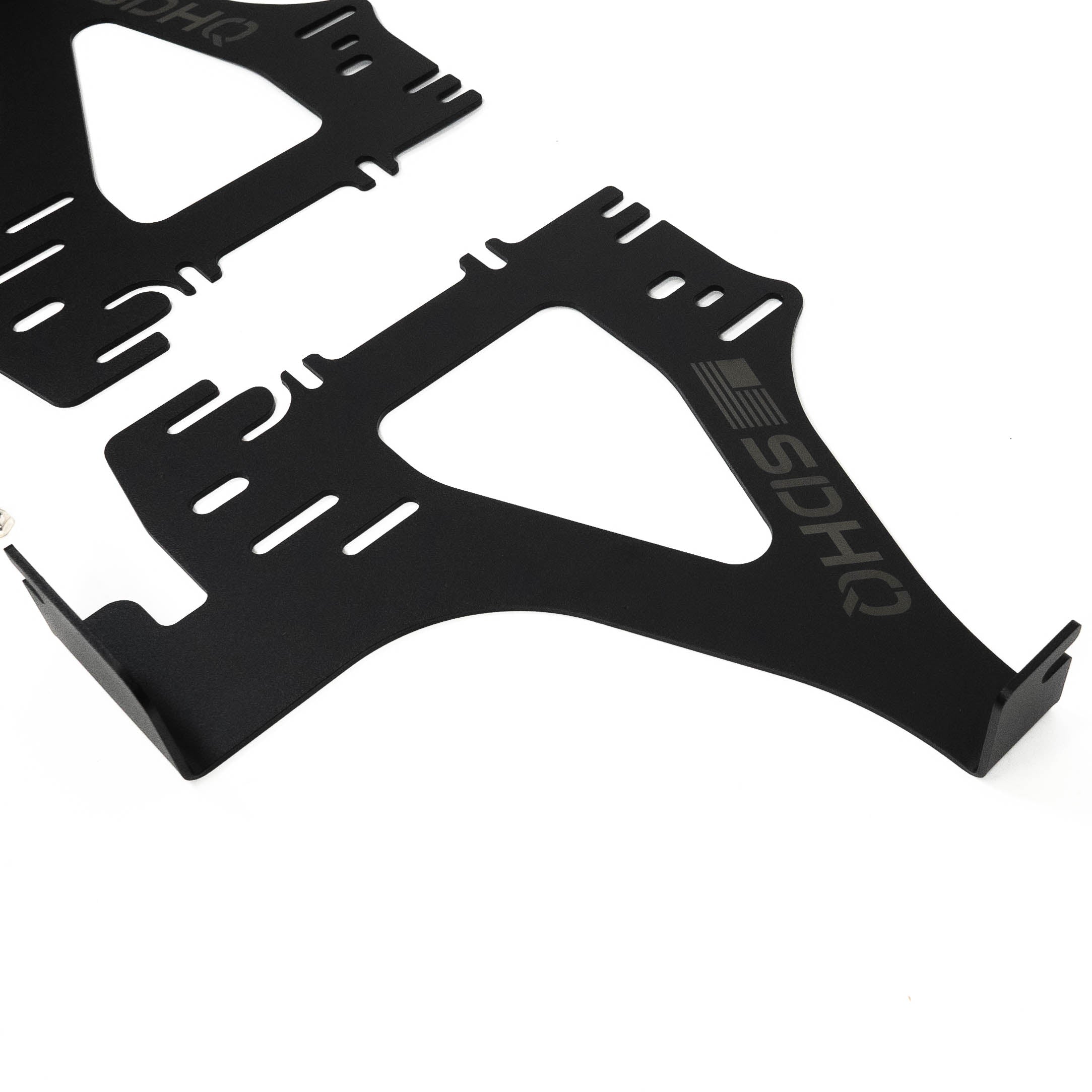 '16-23 Toyota Tacoma SDHQ Built Behind the Grille Dual LED Light Bar Mount Close-up Display
