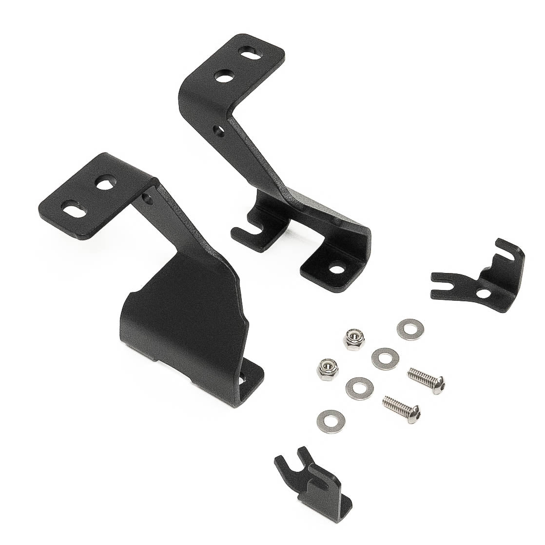 '19-23 Ford Ranger SDHQ Built A-Pillar Light Mounts Display of included parts