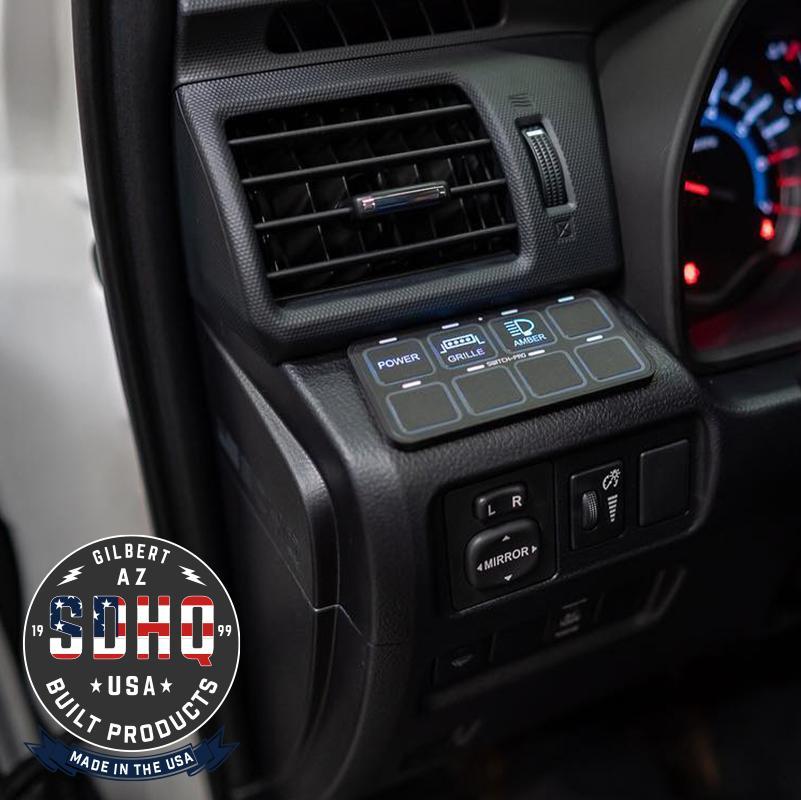 '10-23 Toyota 4Runner SDHQ Built Complete Switch Pros Mounting Kit Installed display