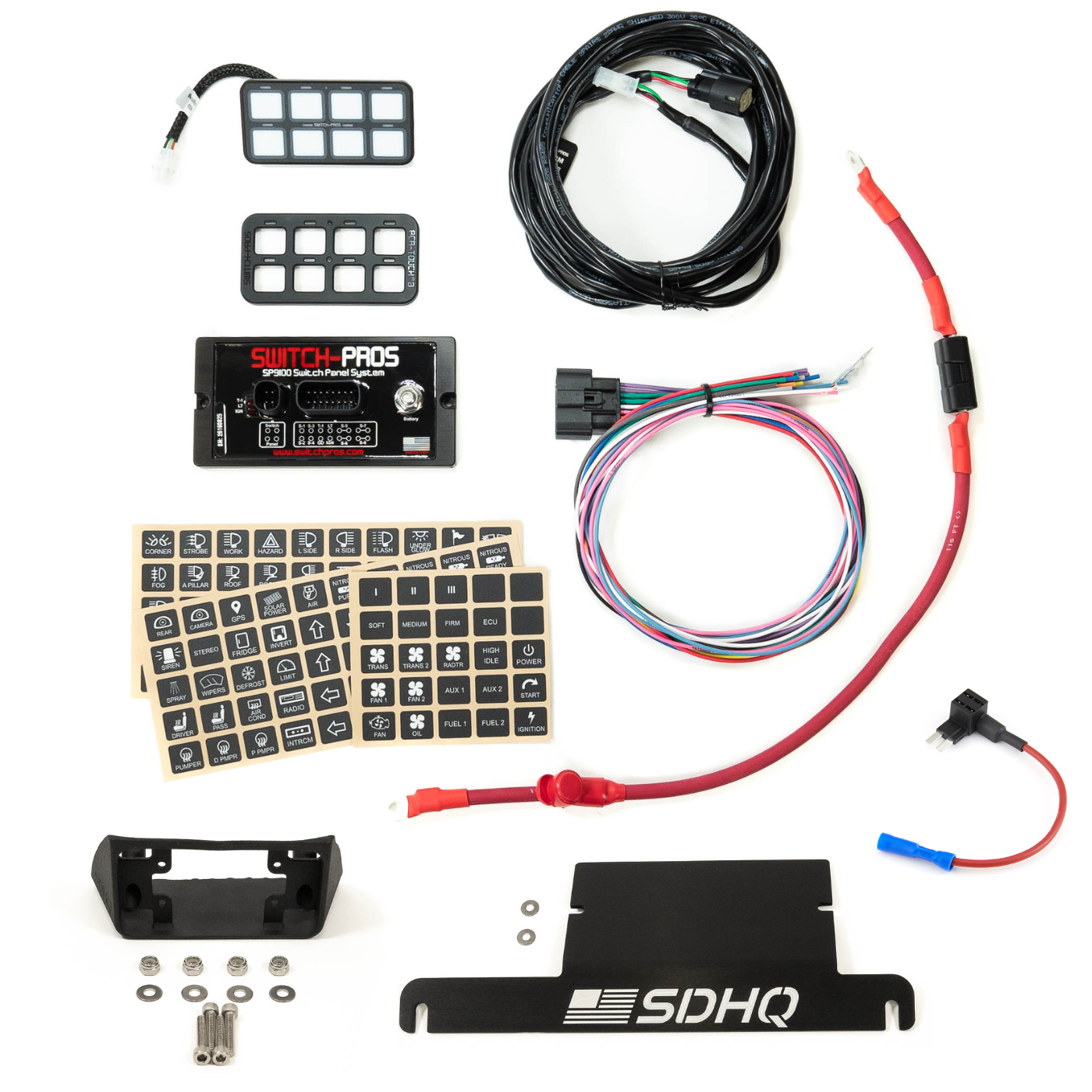 '20-23 Jeep JT SDHQ Built Complete Switch Pros Mounting System
