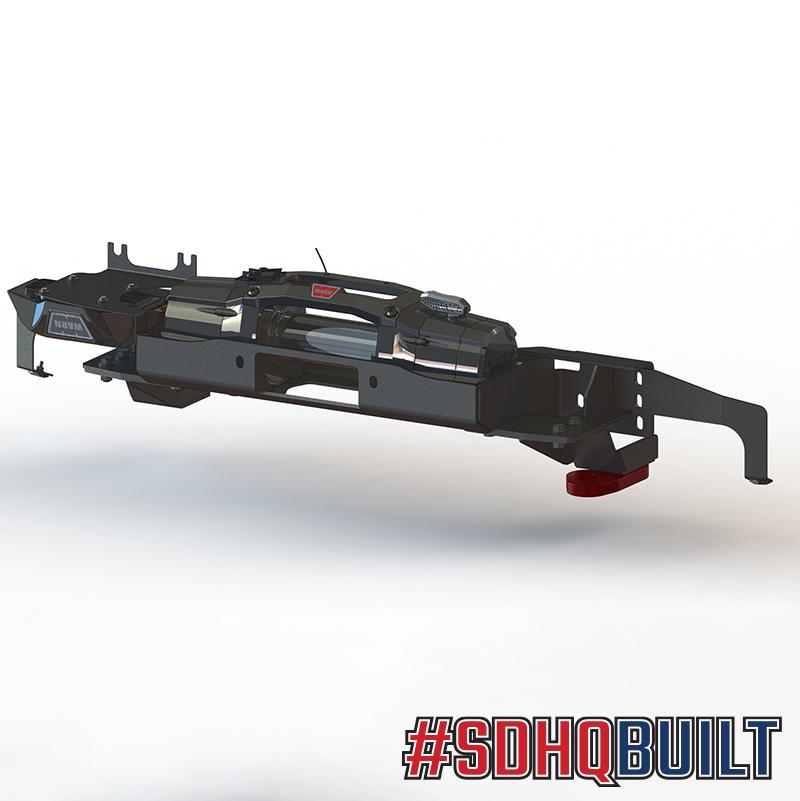 '08-21 200 Series Toyota Land Cruiser SDHQ Built Hidden Winch Mount design
