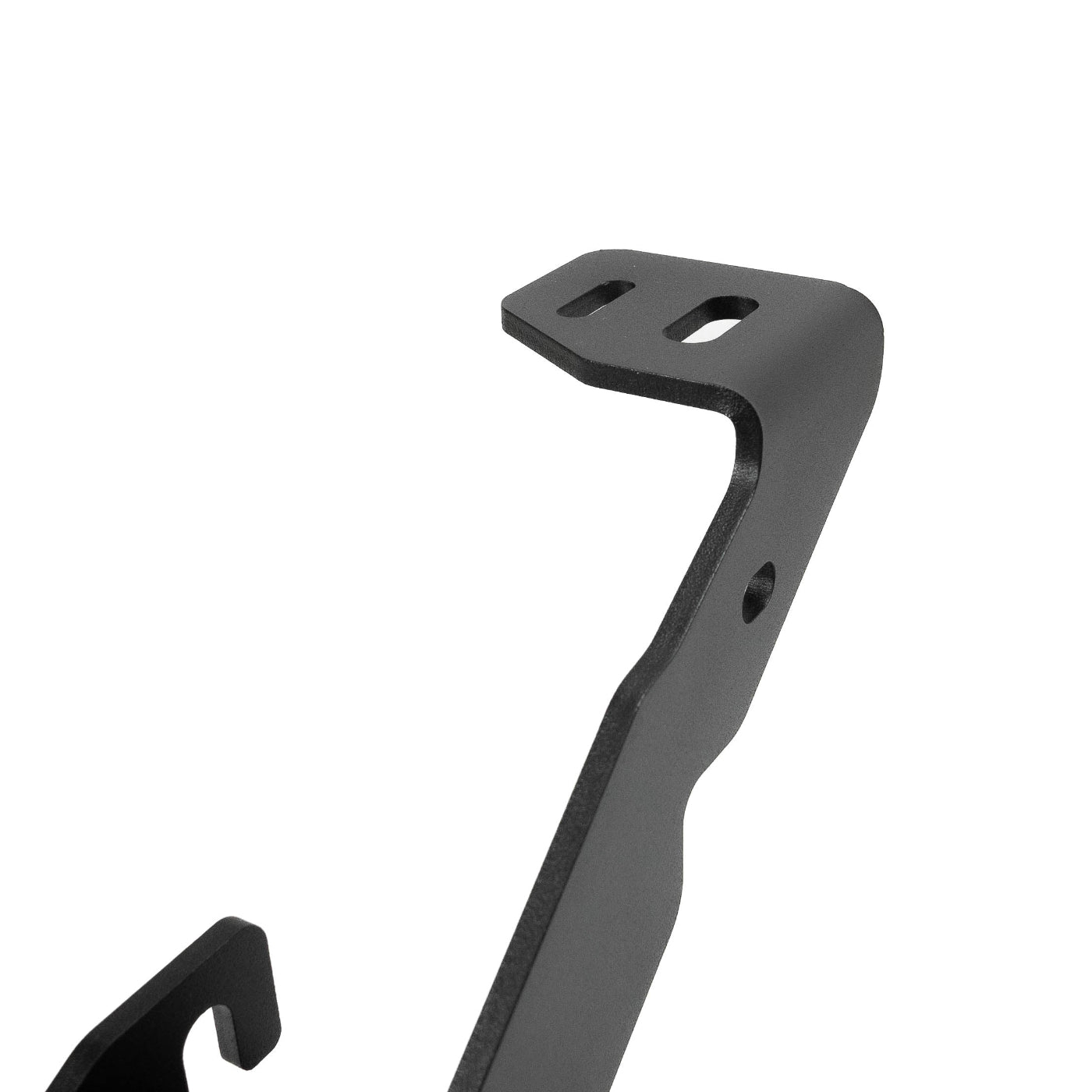 DISPLAY OF 2003-2009 RAM 1500 A PILLAR LIGHT MOUNTS UP CLOSE TO SHOW THE LIGHT MOUNTING SURFACE AND HOLES TO ATTACH LIGHT