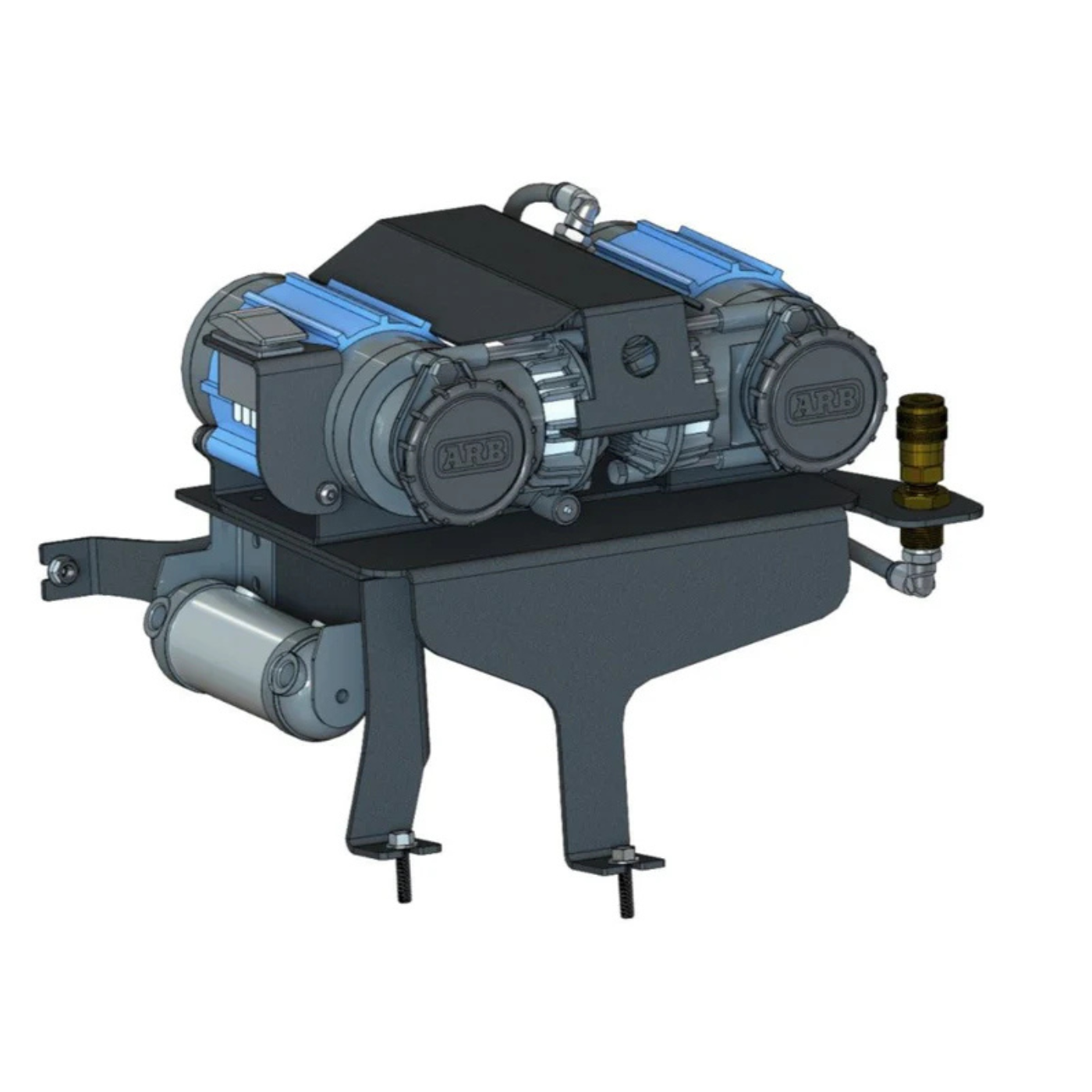 '08-21 200 Series Toyota Land Cruiser SDHQ Built ARB Air Compressor Mount Design w/ compressor mounted display