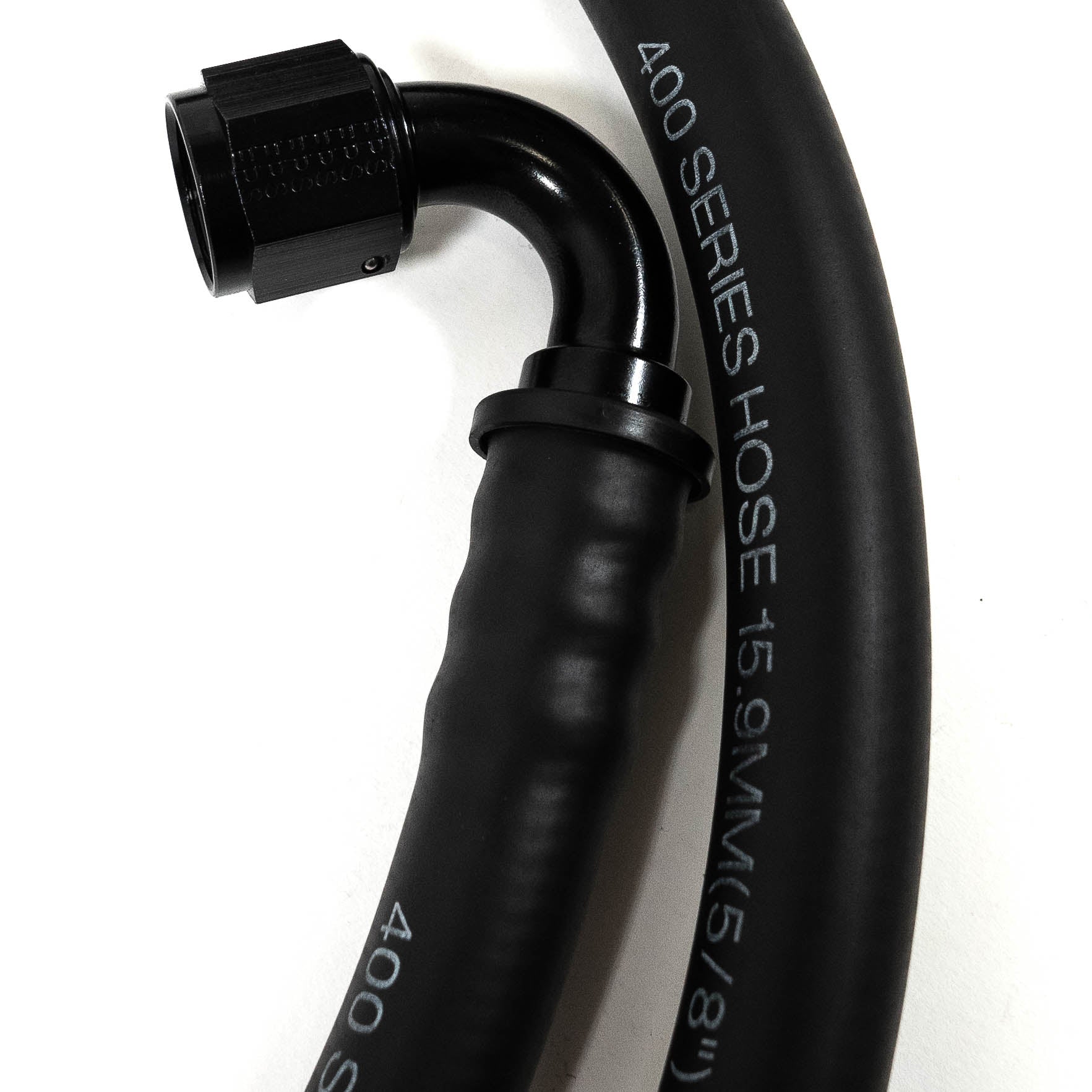 '08-21 Lexus LX570 SDHQ Built Secondary Air Pump Intake Relocation Kit Close-up Display of Included Hose