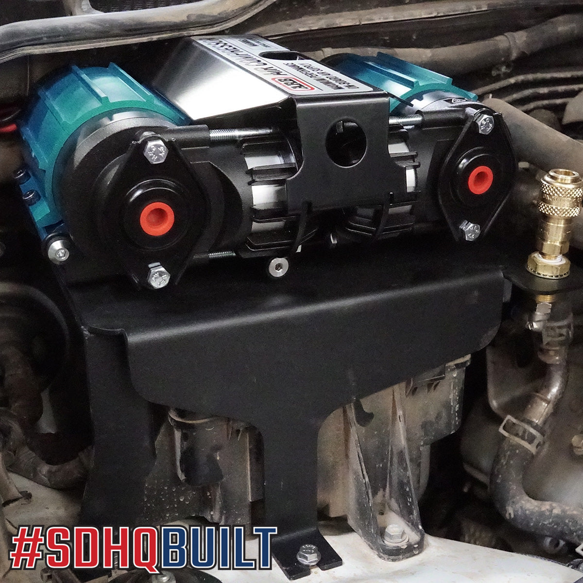 '08-21 Lexus LX570 SDHQ Built ARB Air Compressor Mount display installed