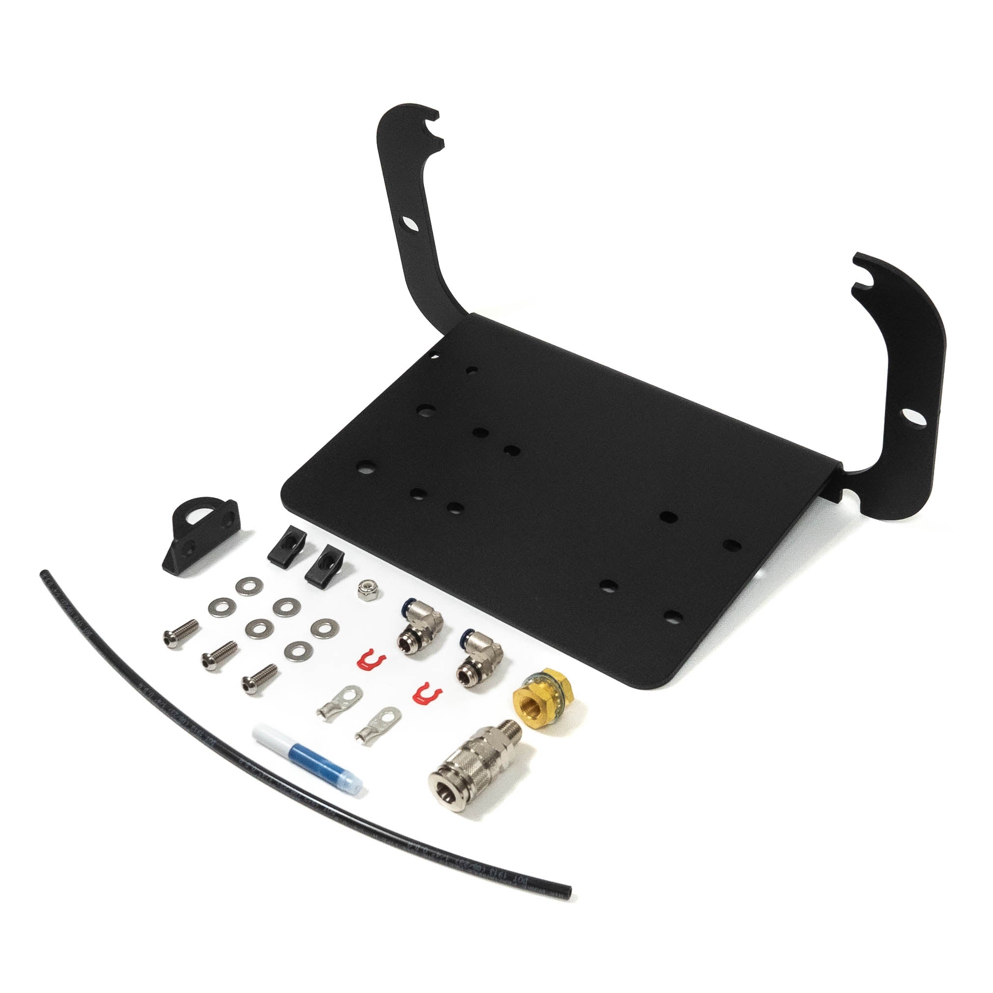 '13-24 Ram 2500/3500 SDHQ Built ARB Air Compressor Mount Display of Included parts and hardware