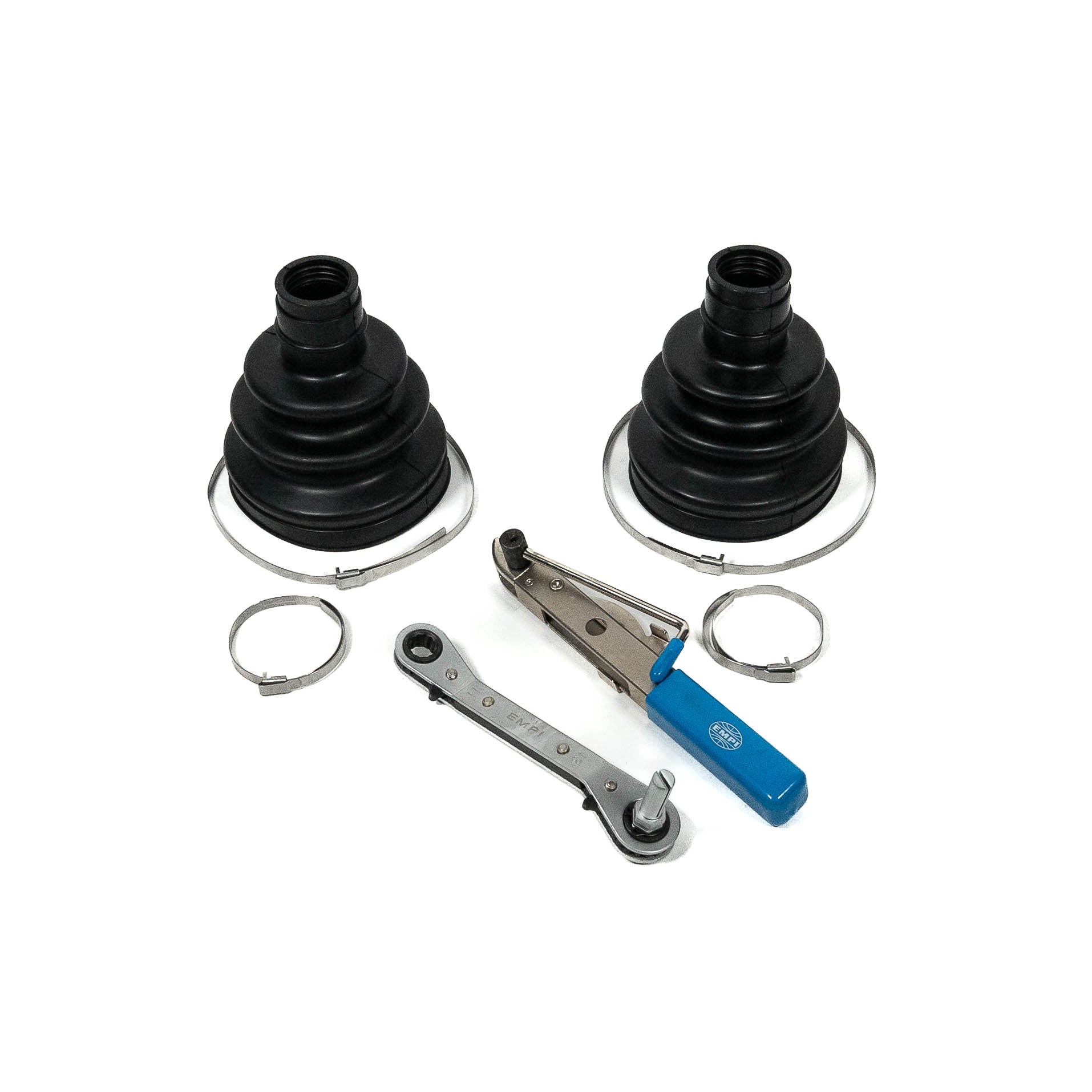'10-14 Ford Raptor SDHQ Built CV Boot Kit Display of included Parts