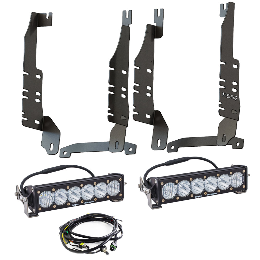 '19-23 Ram 1500 SDHQ Built "Build your Own" Behind the Grille LED Light Bar Mount Display with OnX6